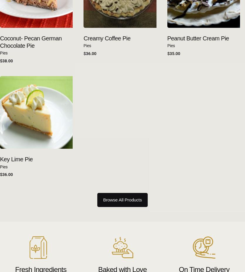 Aucoin's Bakery Menu