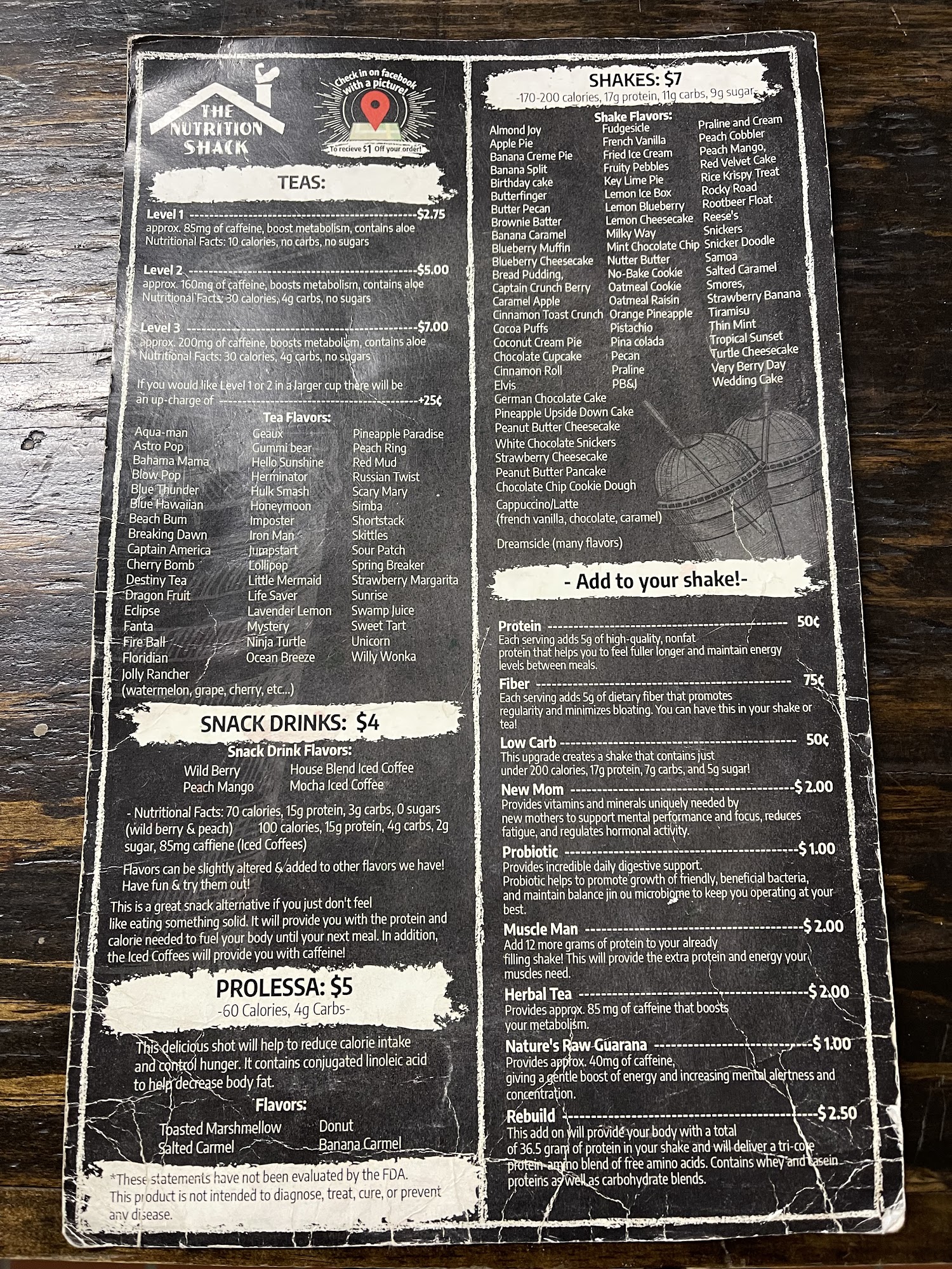 Herbalife Cowboy Nutrition Menu