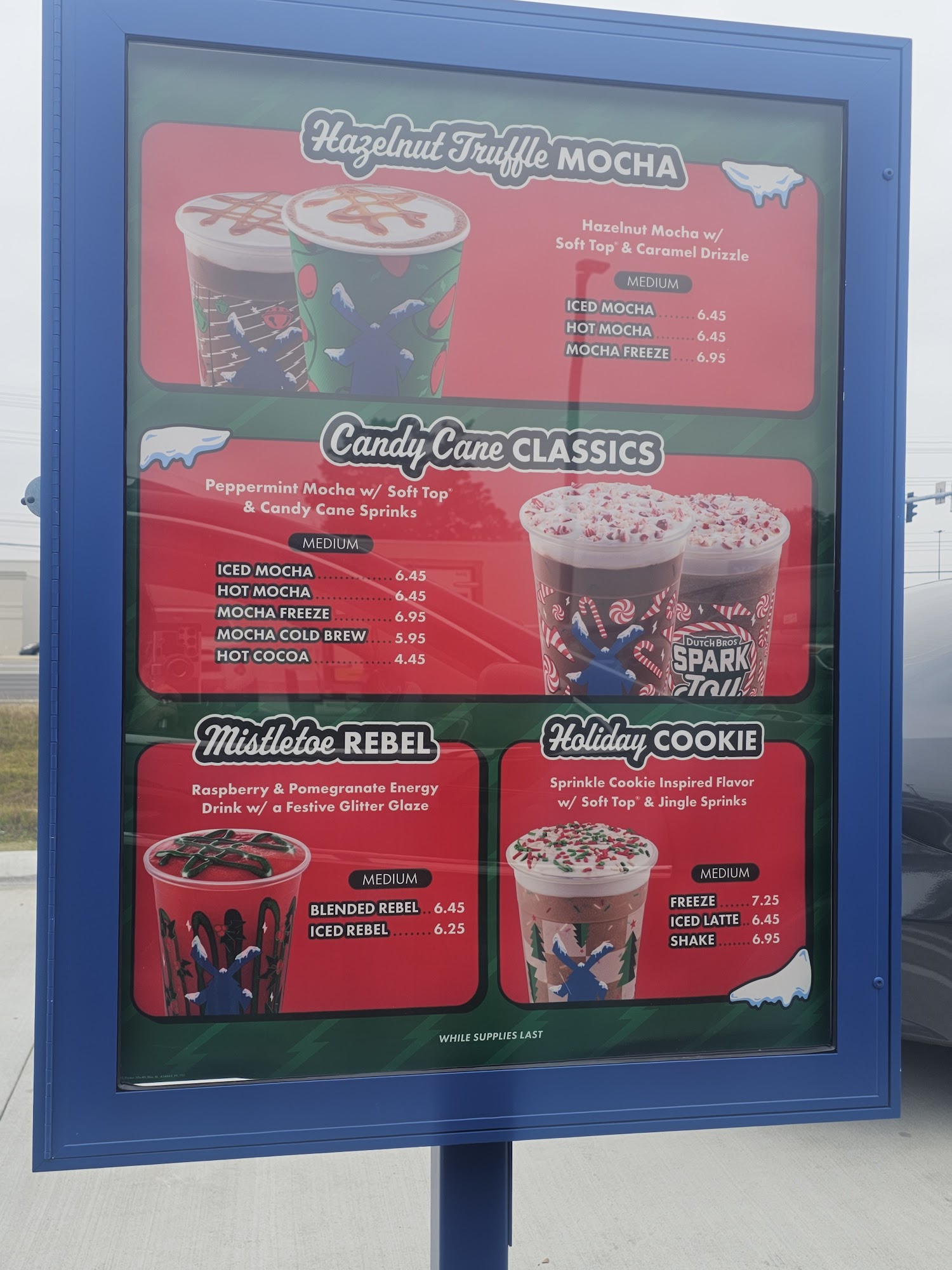 Dutch Bros Coffee Menu