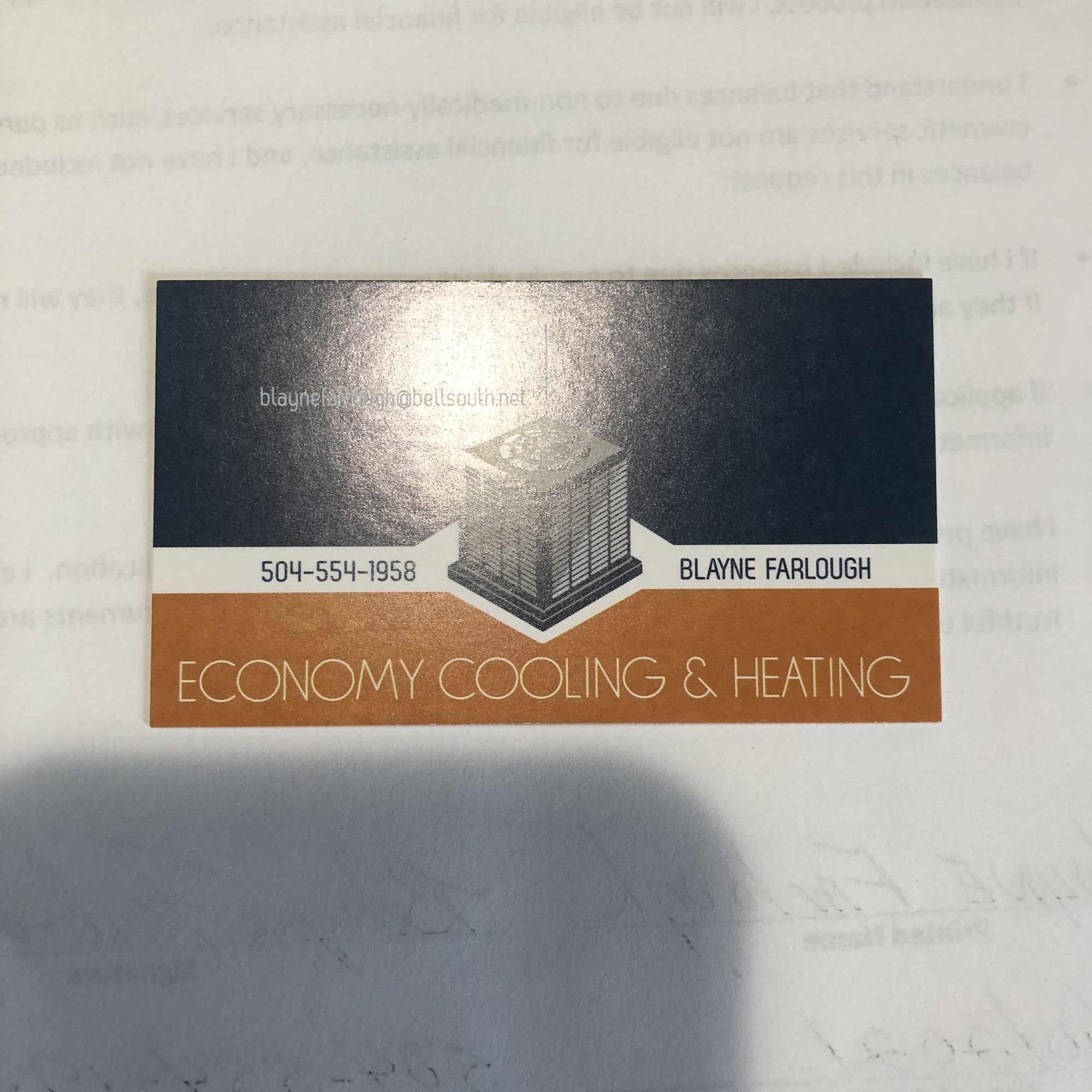 economy cooling & heating