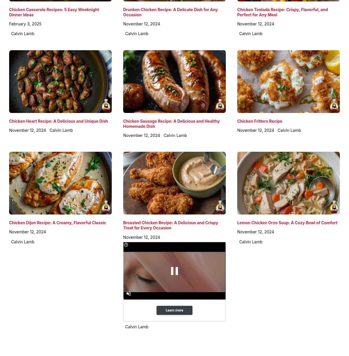 Miracle Restaurant Group LLC Menu