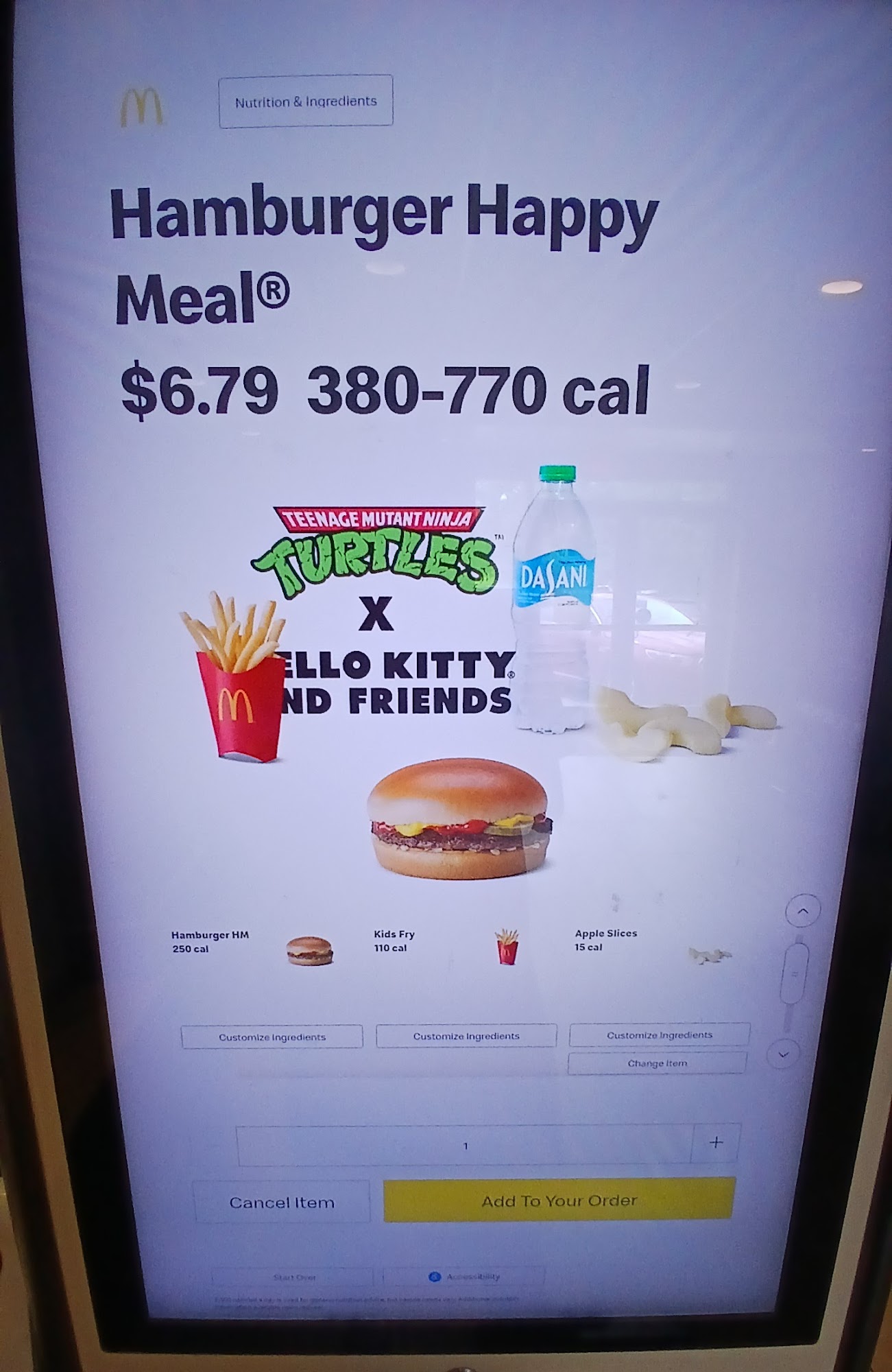 McDonald's Menu