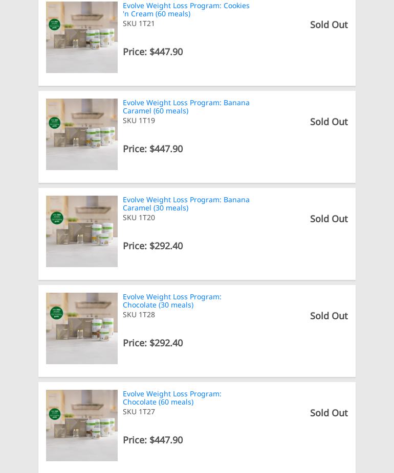 Mer Rouge Nutrition Menu