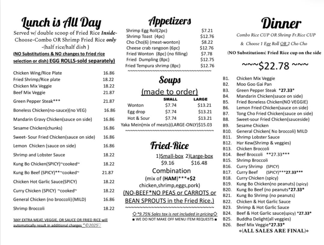 Young's Fortune Restaurant 2916 Cleary Ave, Metairie, LA 70002