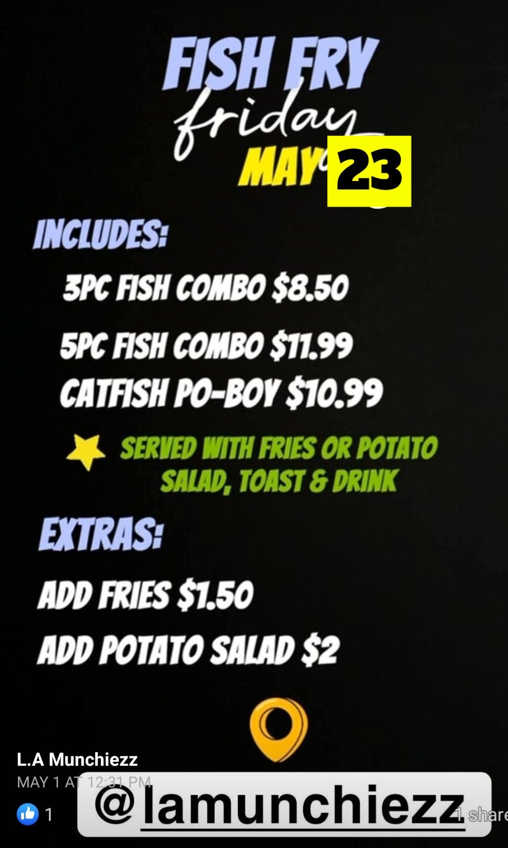 LA Munchiezz Menu