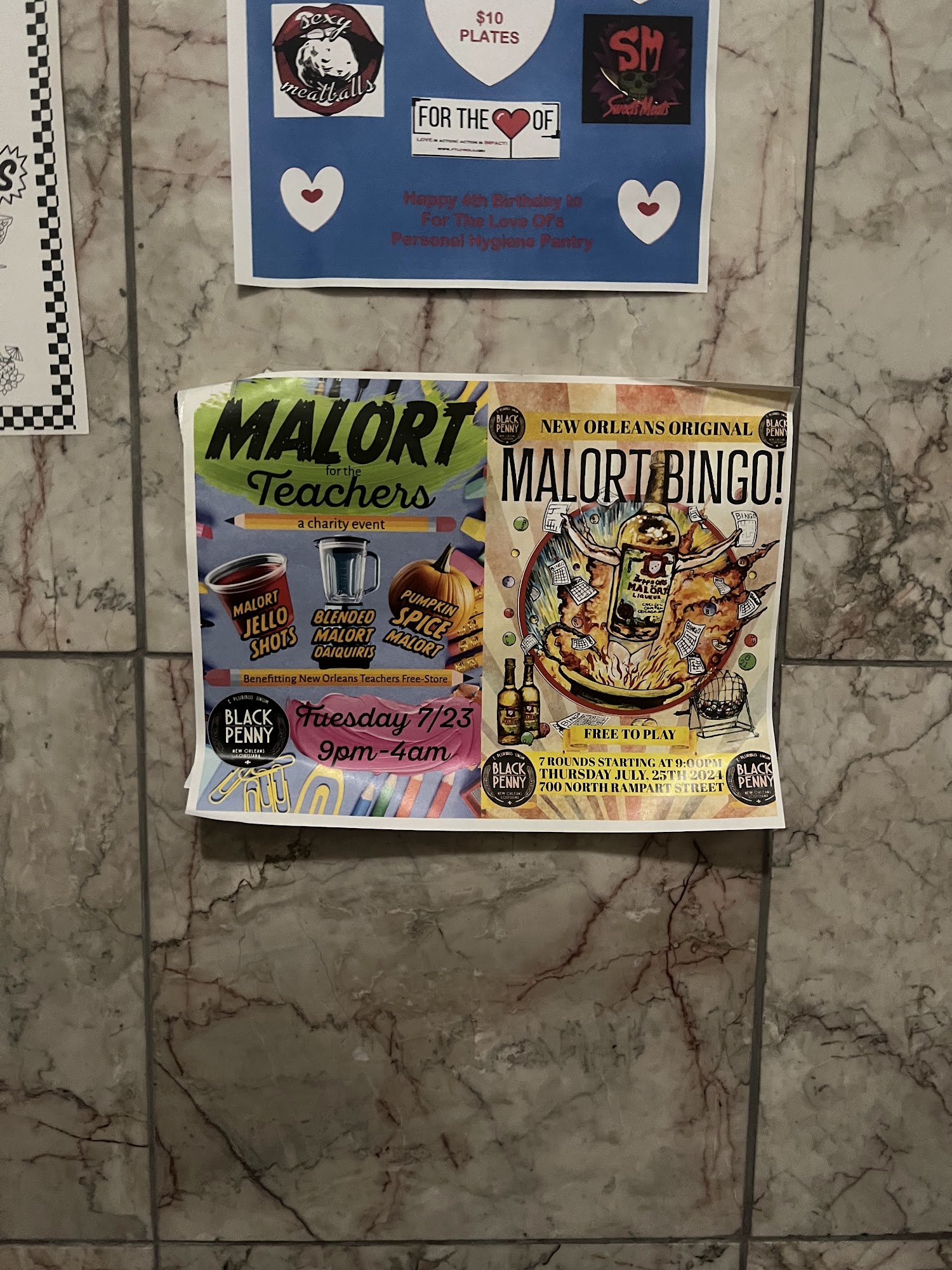 Snake and Jake's Christmas Club Lounge Menu