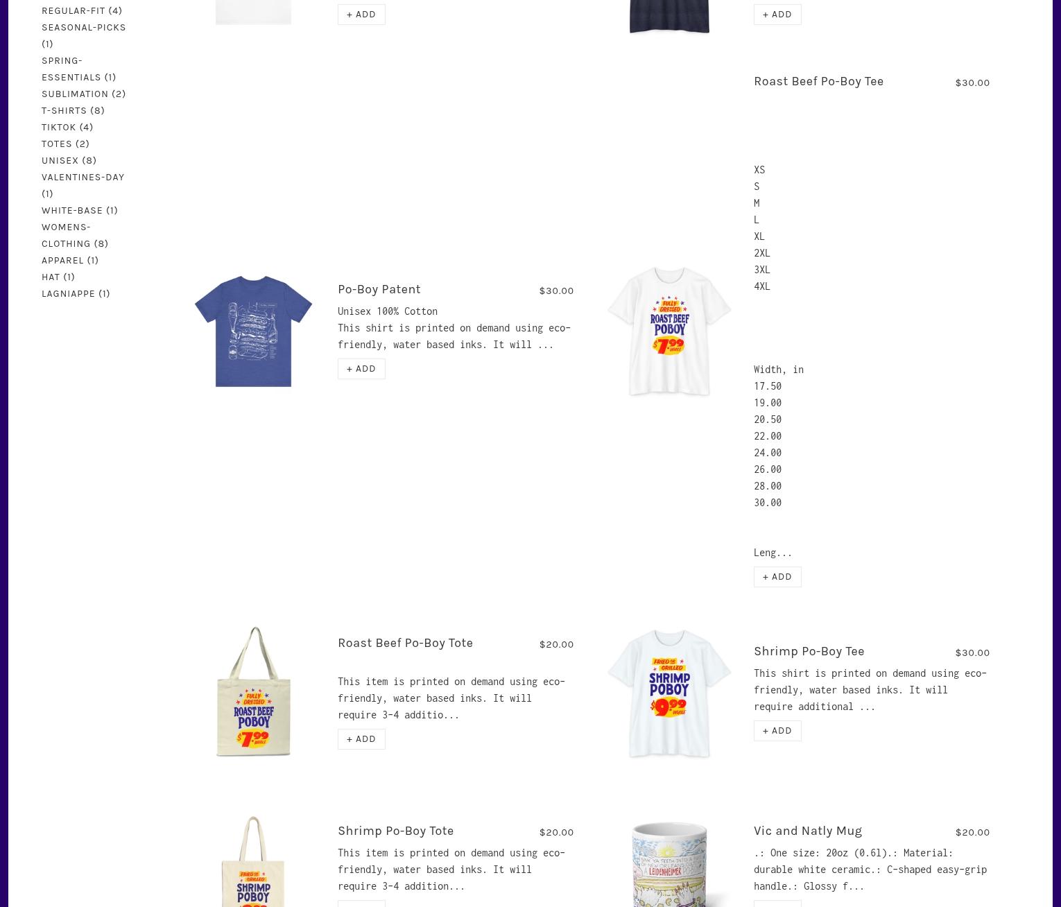 Leidenheimer Baking Co Menu