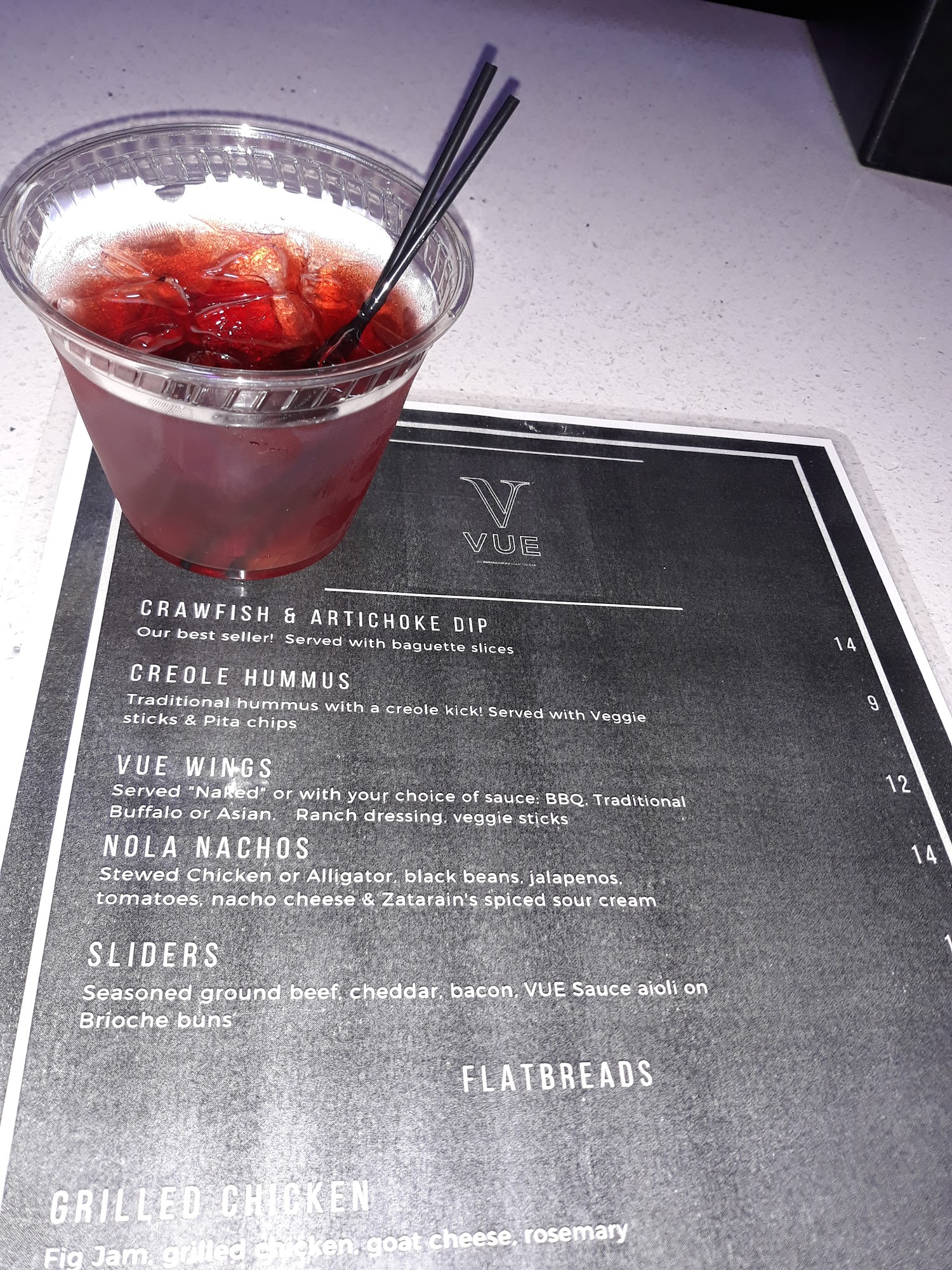 Vue Menu