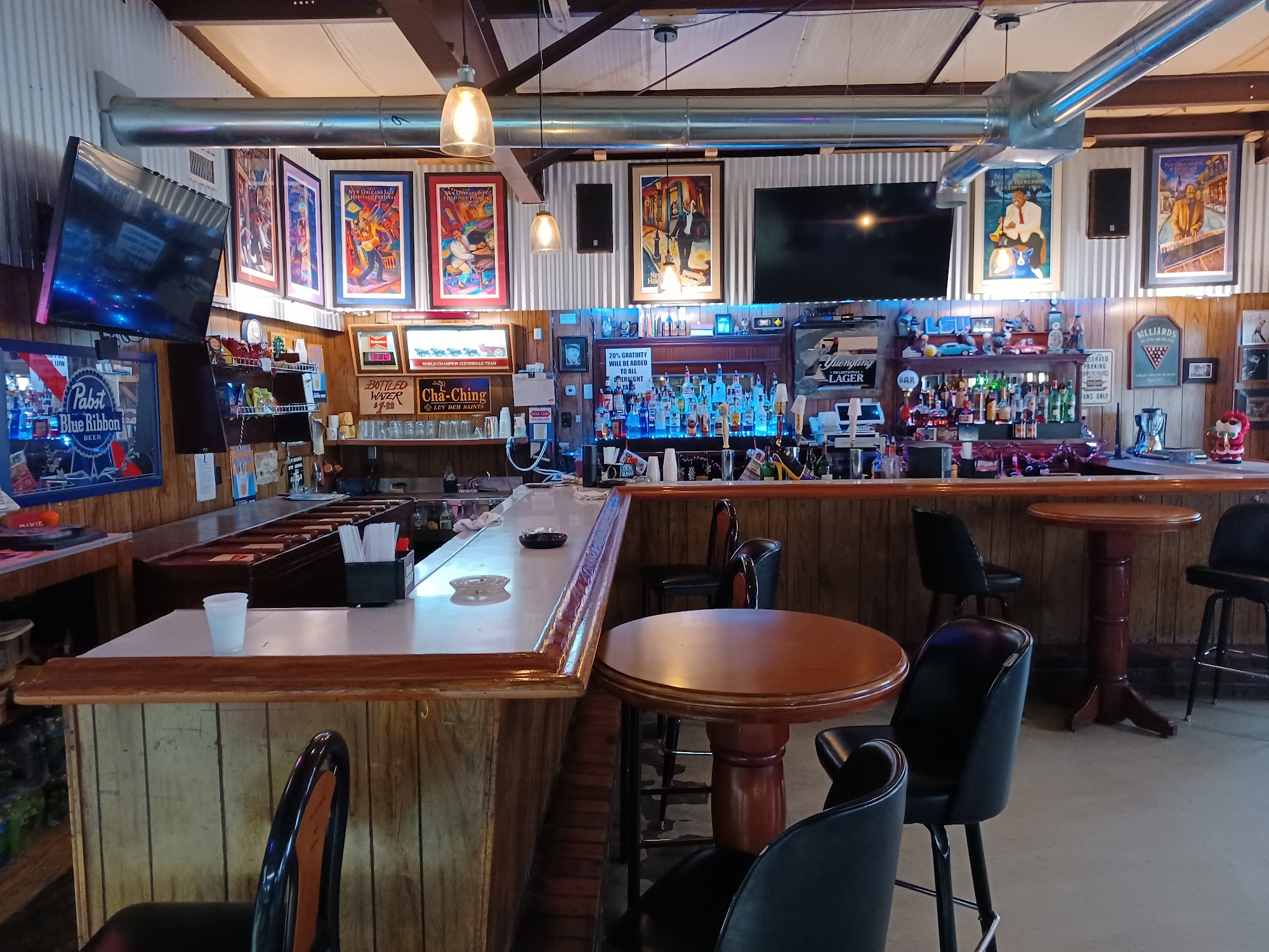 Cue and Cushion Billiards Menu