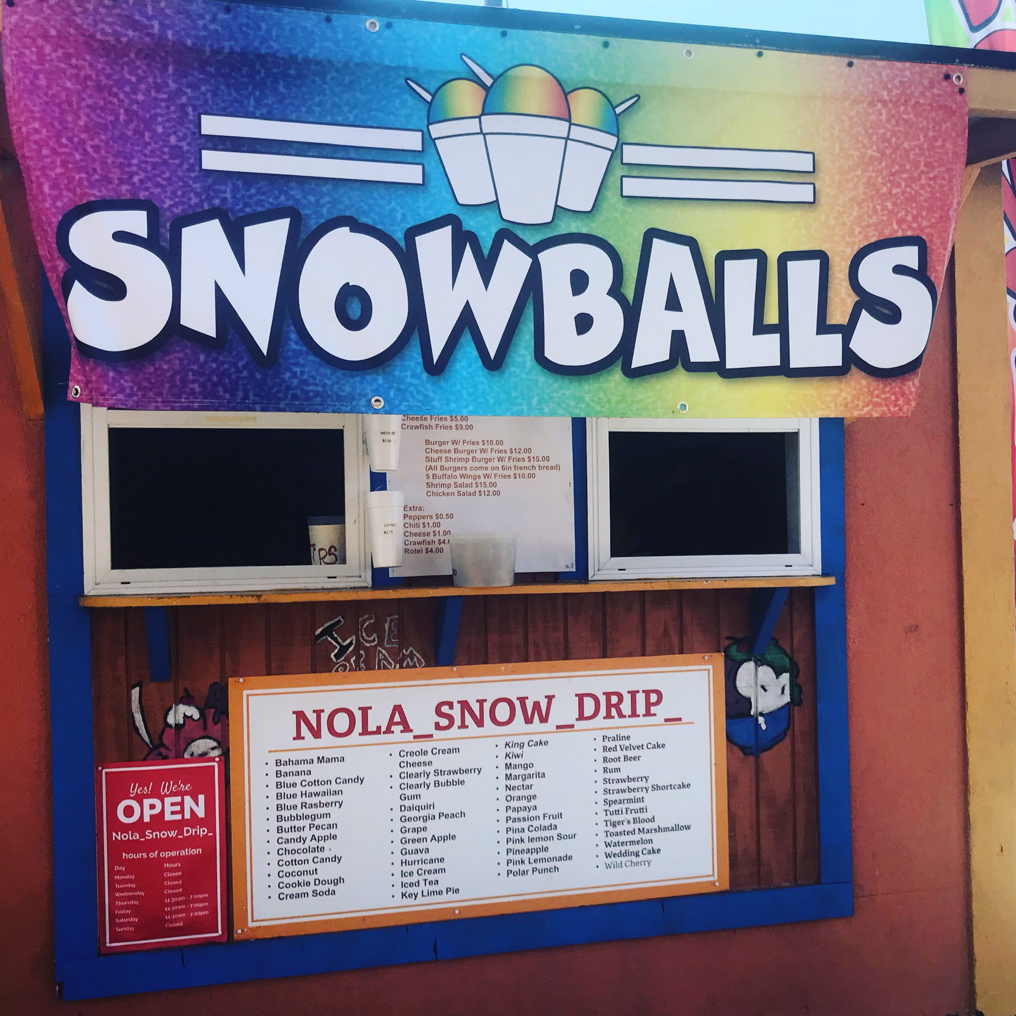 Nola_Snow_Drip_ Menu