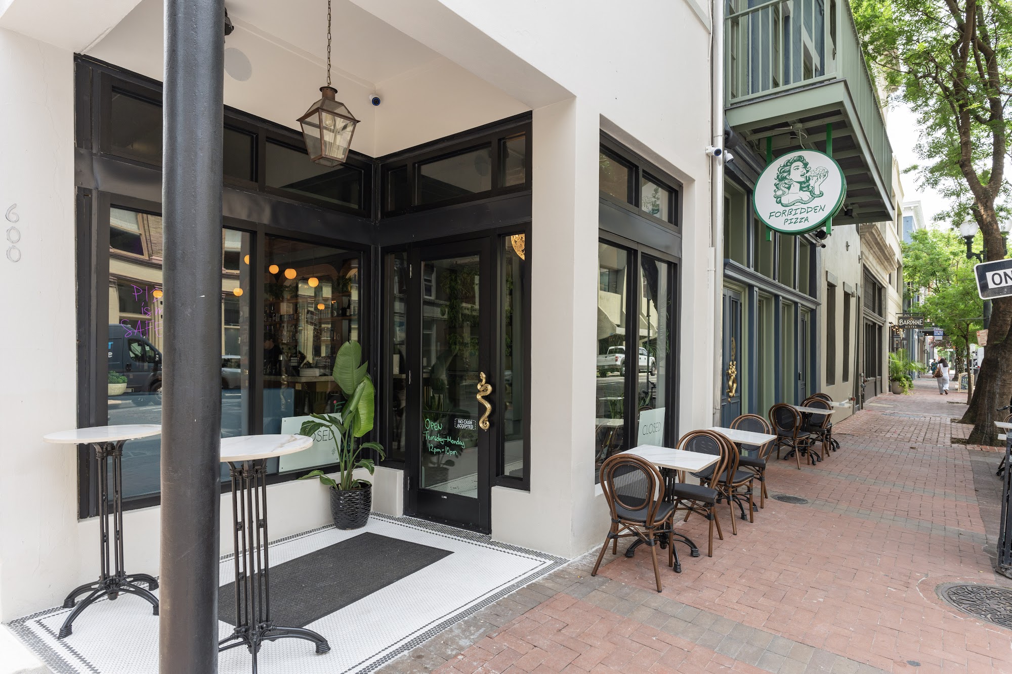Forbidden Pizza 604 Baronne St, New Orleans