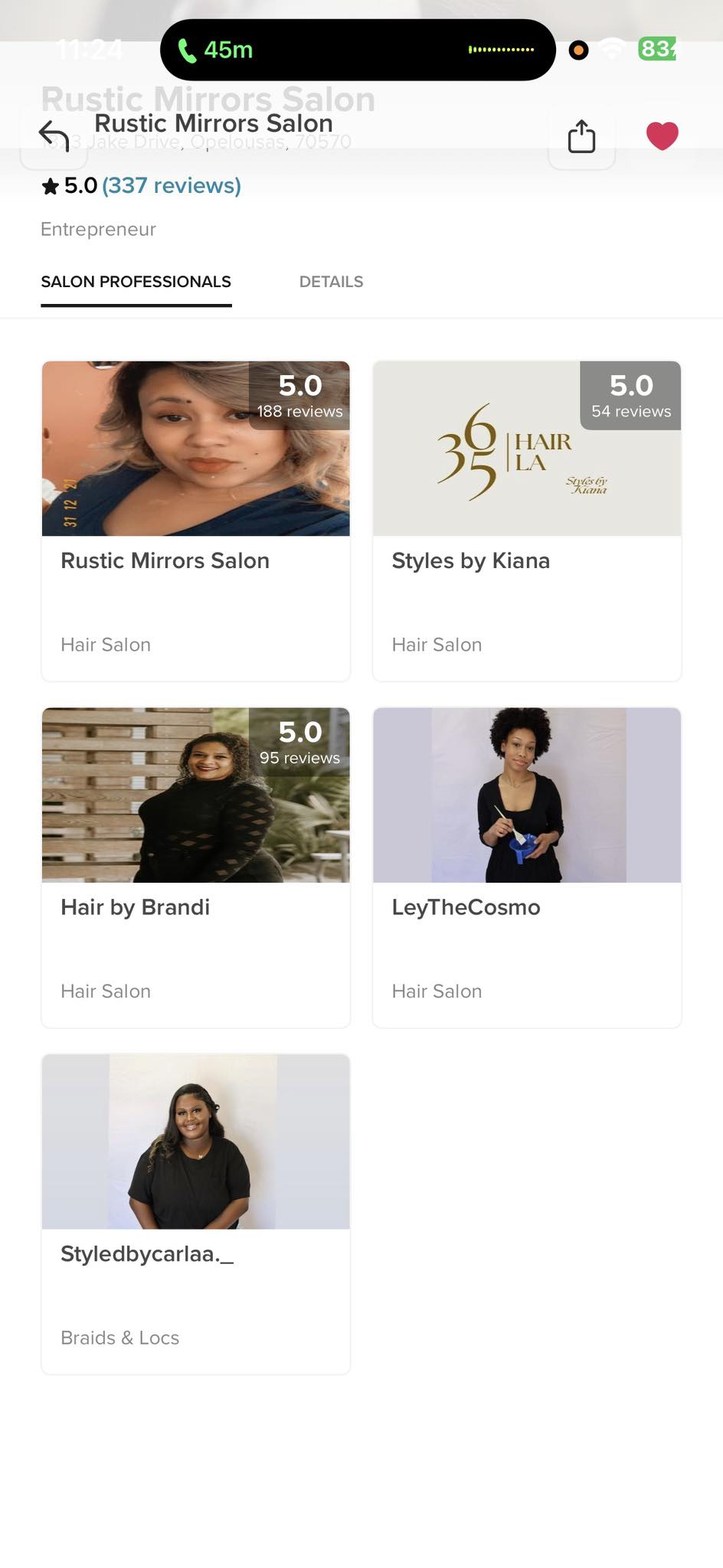 Rustic Mirrors Salon 1823 Jake Dr, Opelousas Louisiana 70570