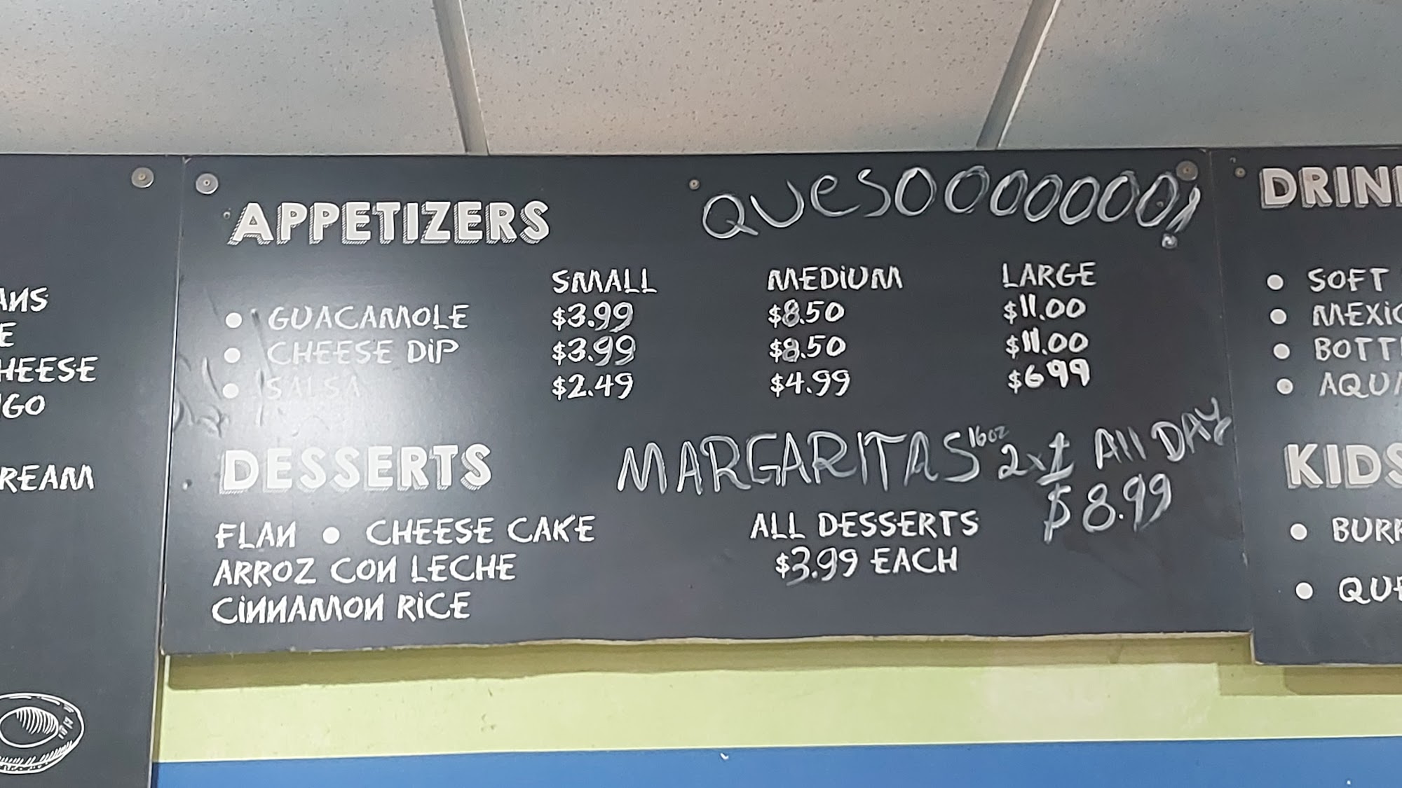 El Jarrito Fresh Mex Menu