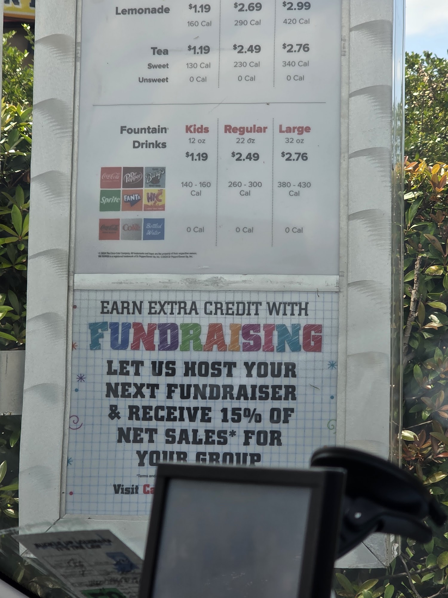 Raising Cane's Chicken Fingers Menu