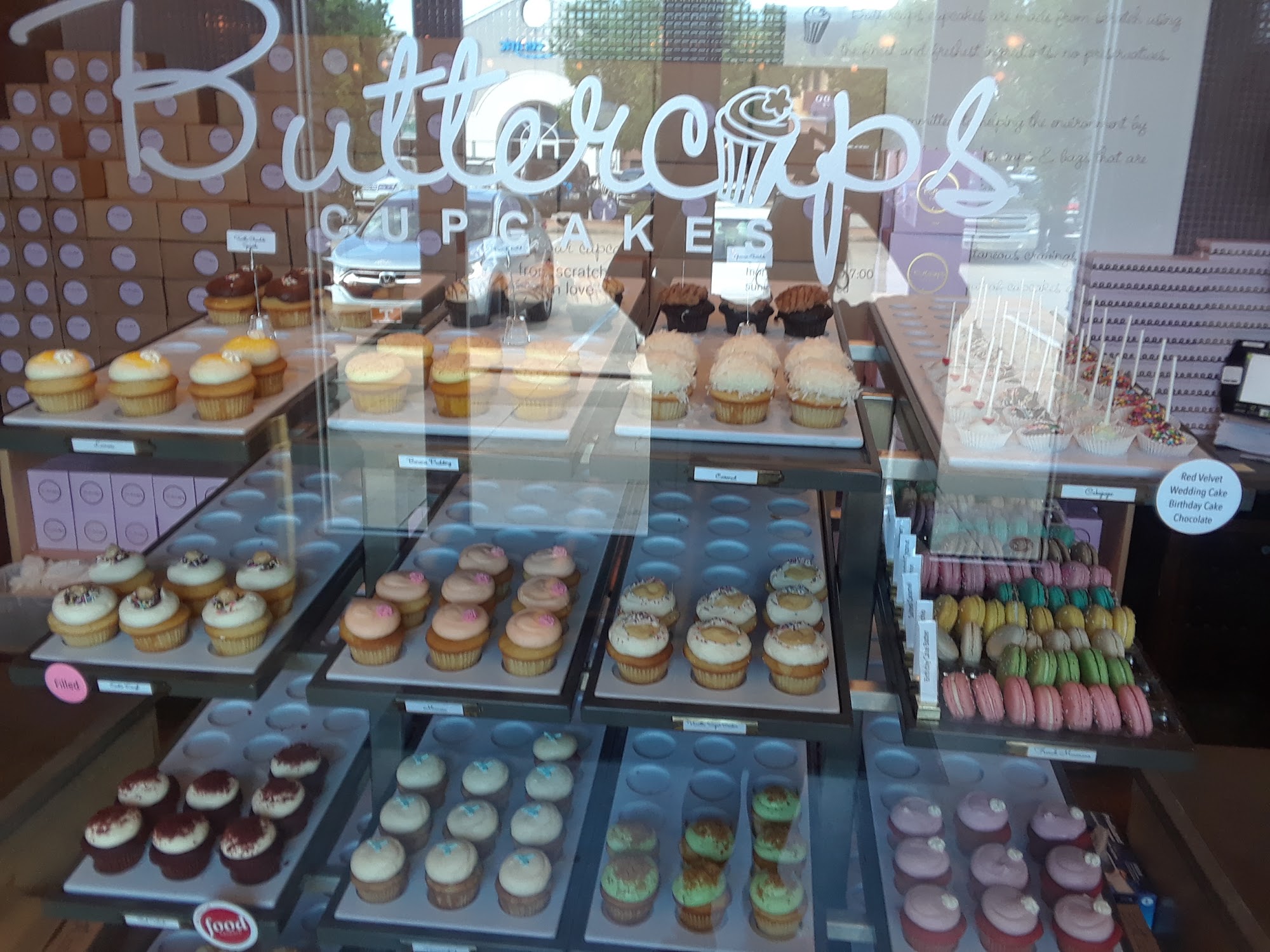 Buttercups Cupcakes Menu