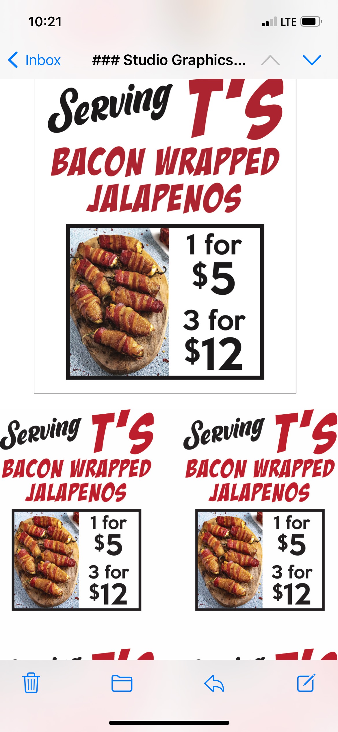 Taylor's Paradise Food and Catering Menu