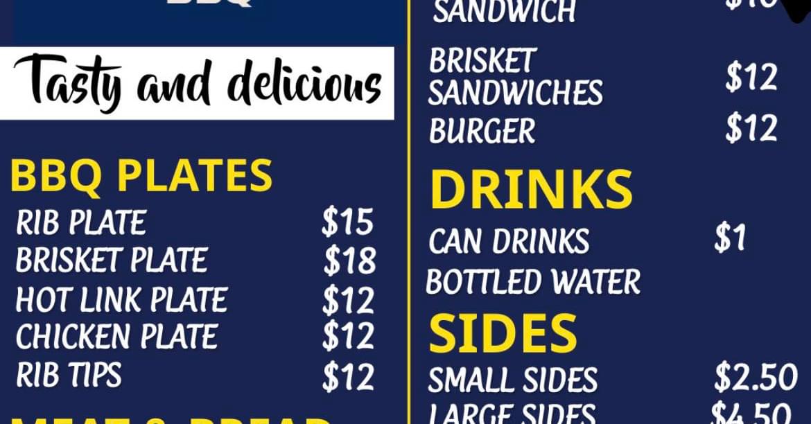 Howard's Roadhouse BBQ Menu