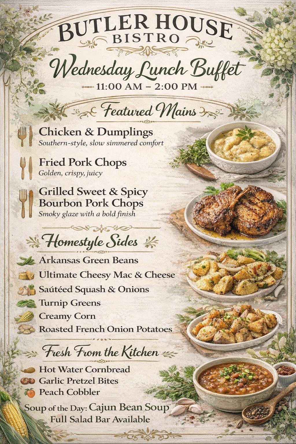 The Stateline Bar Menu