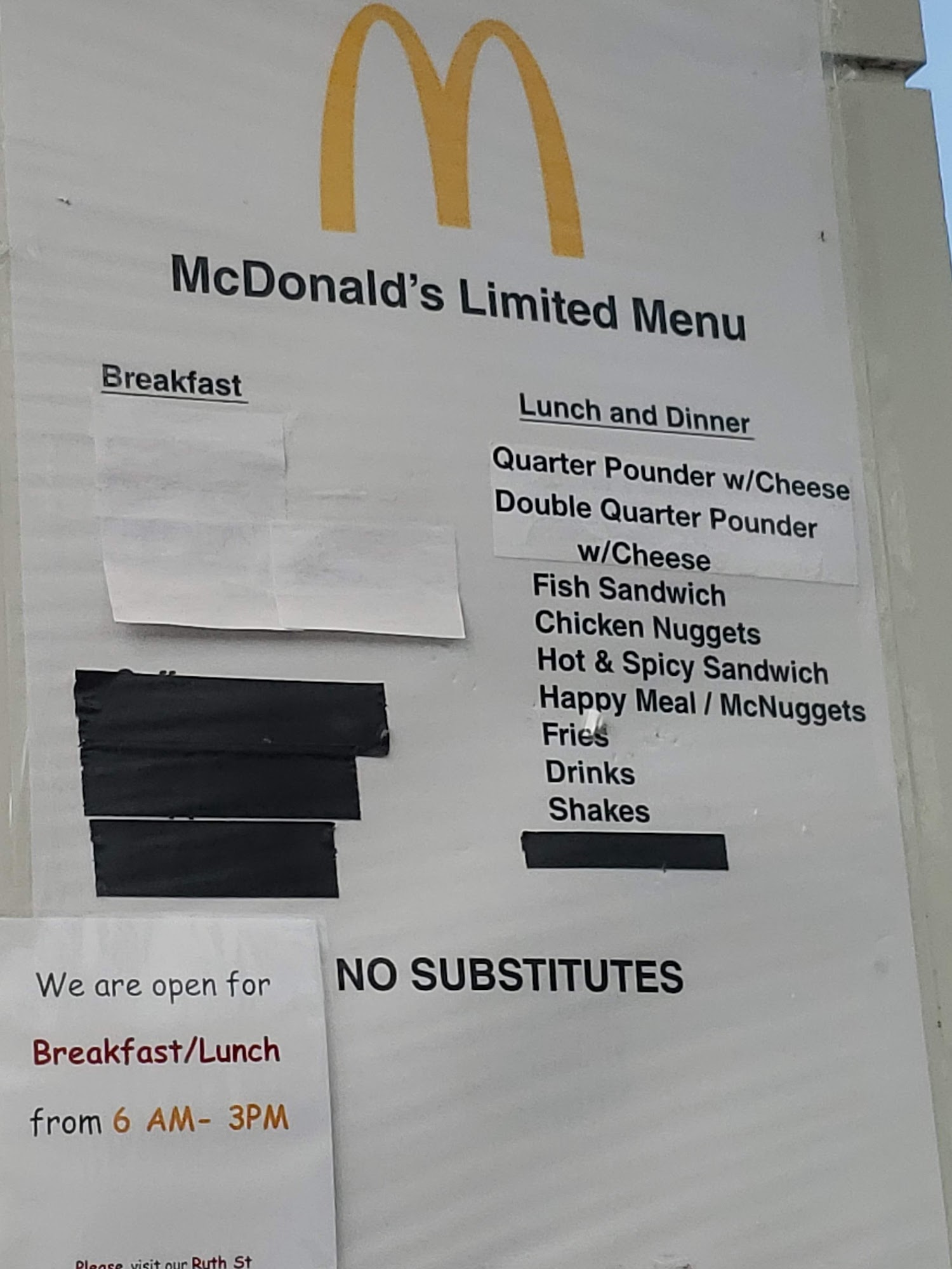 McDonald's Menu