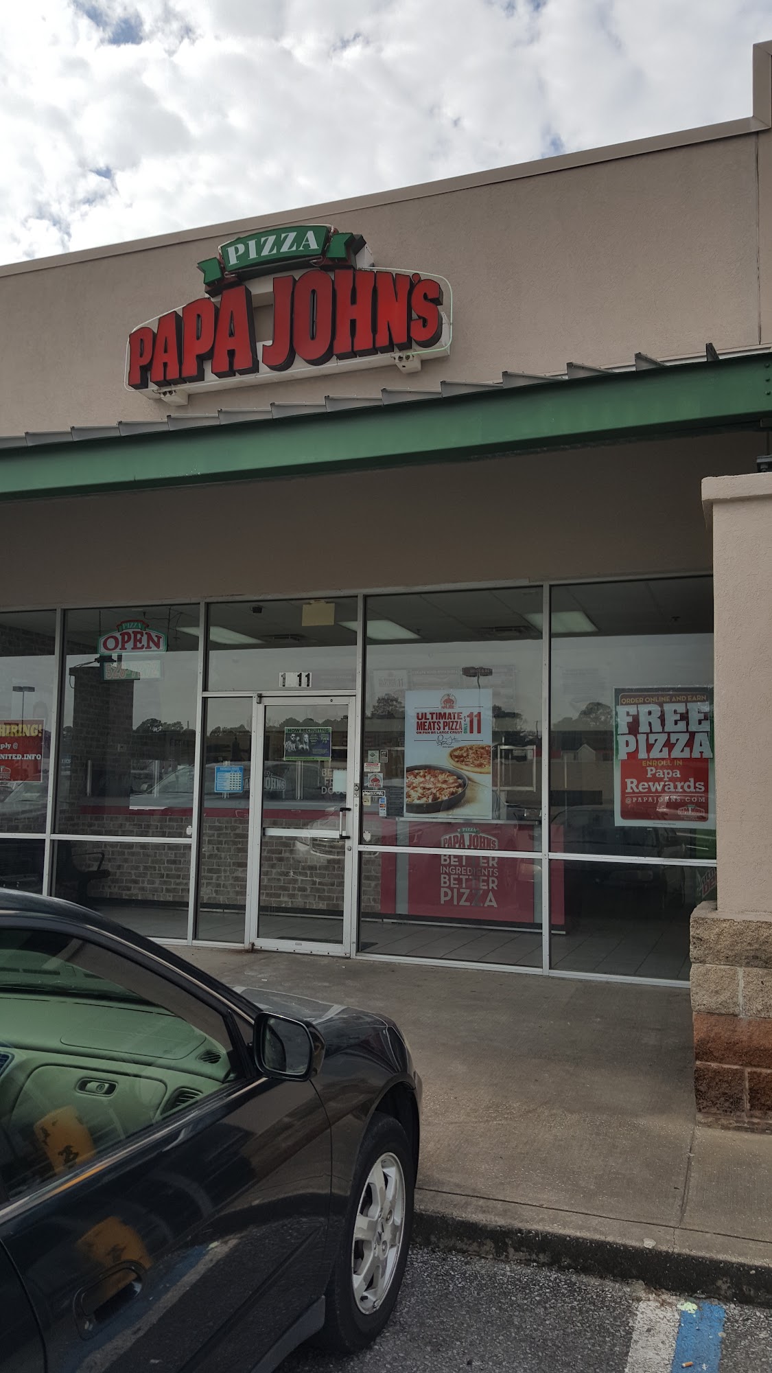Papa Johns Pizza Menu