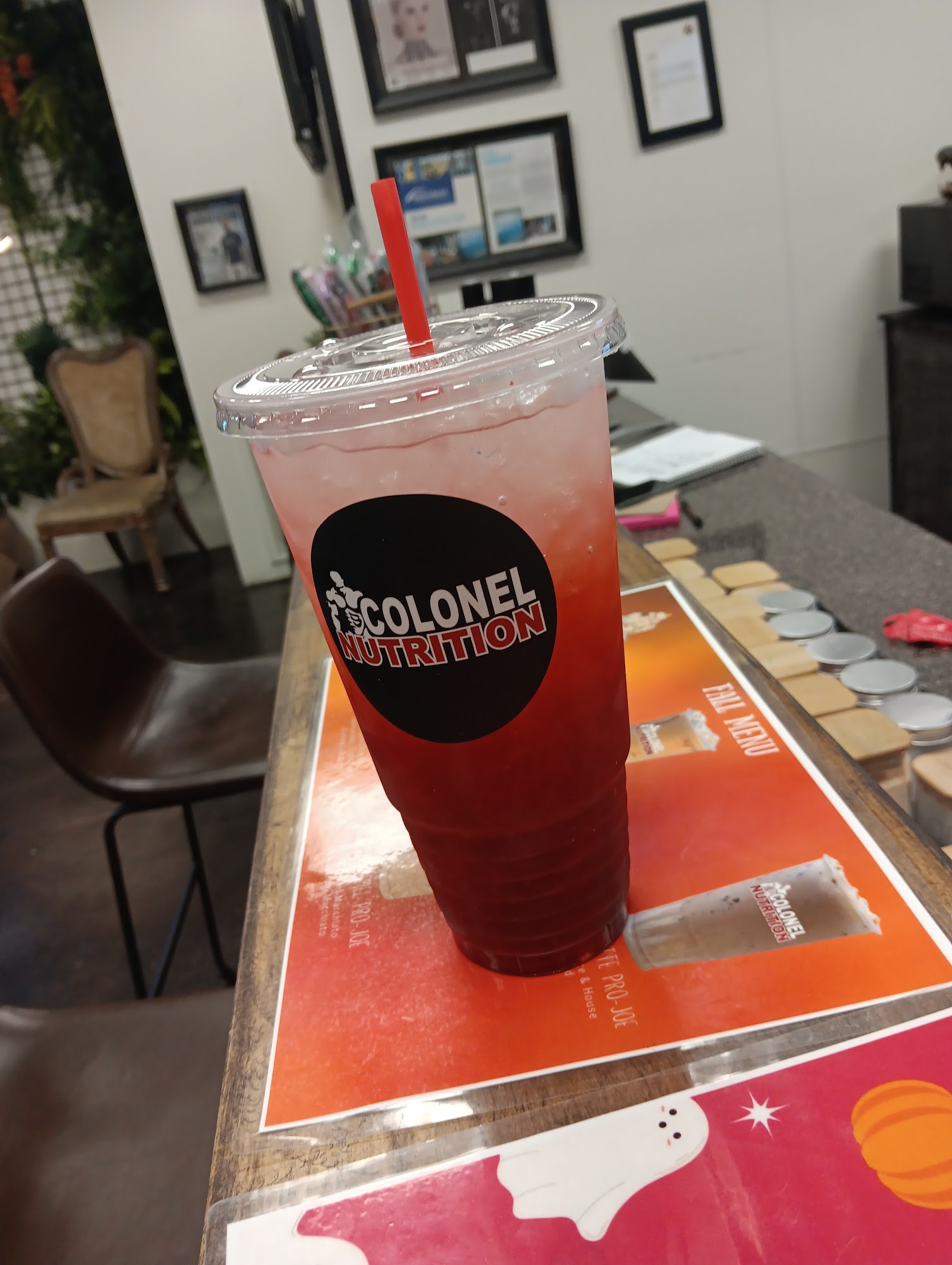 Colonel Nutrition Menu