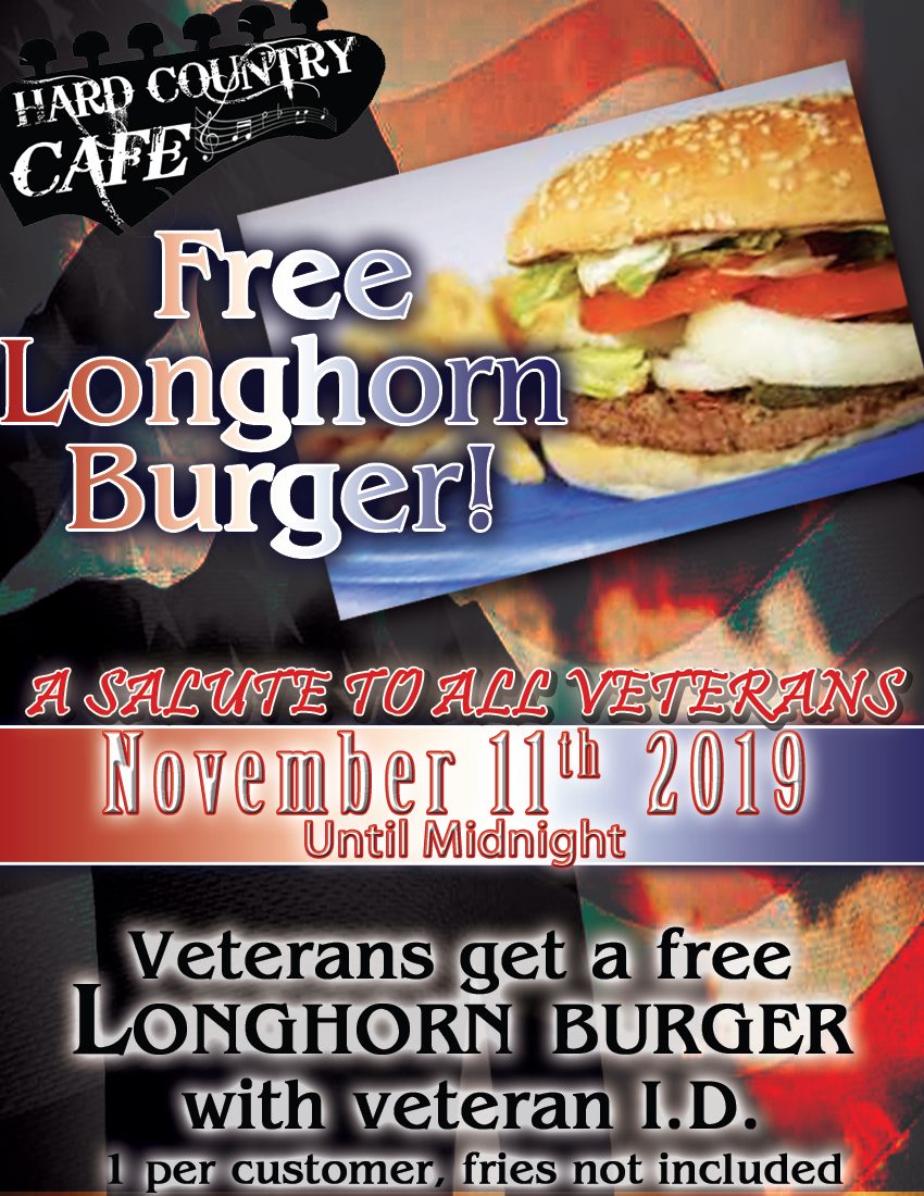 Lucky Longhorn Casino Menu