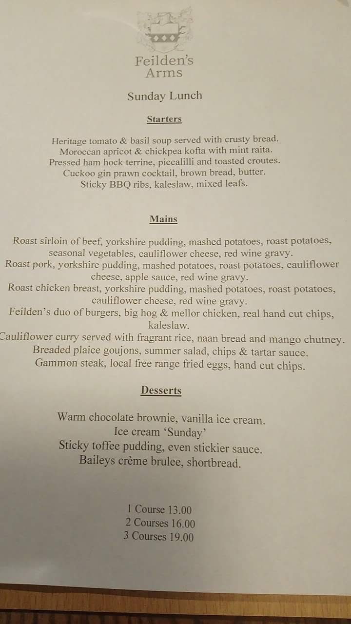 Feildens Arms - Mellor Brook