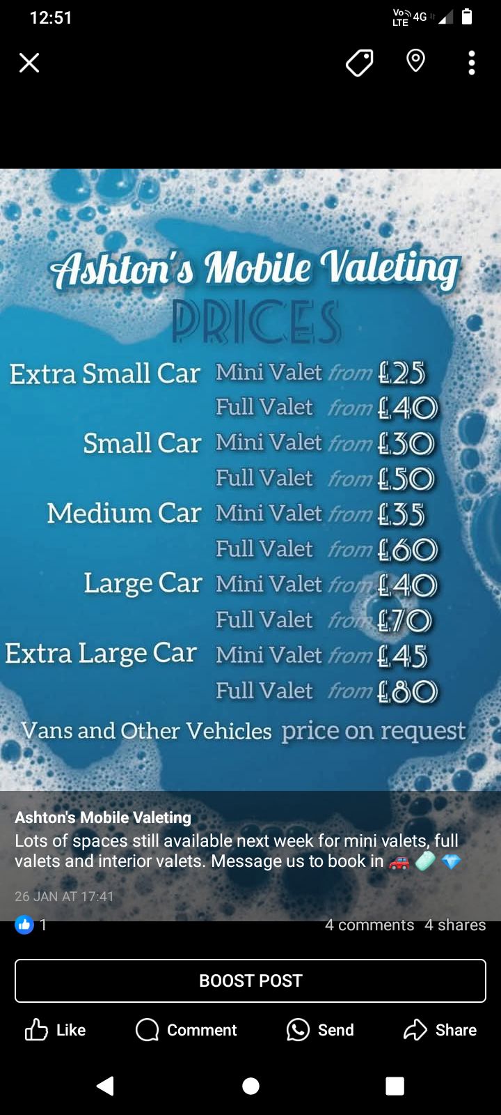 Ashton's Mobile Valeting