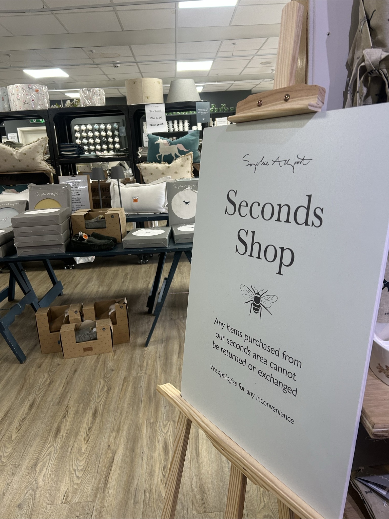 Sophie Allport (Bourne Shop & Seconds)