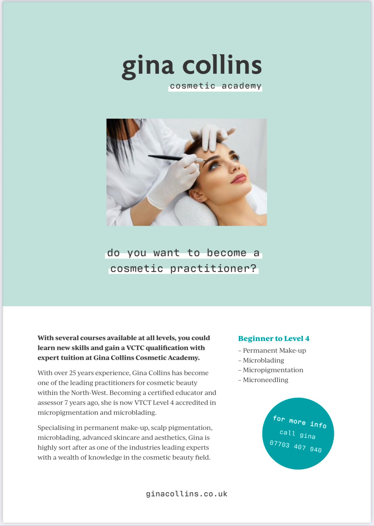 Gina Collins Cosmetic Academy & Gina Collins Beauty Clinic