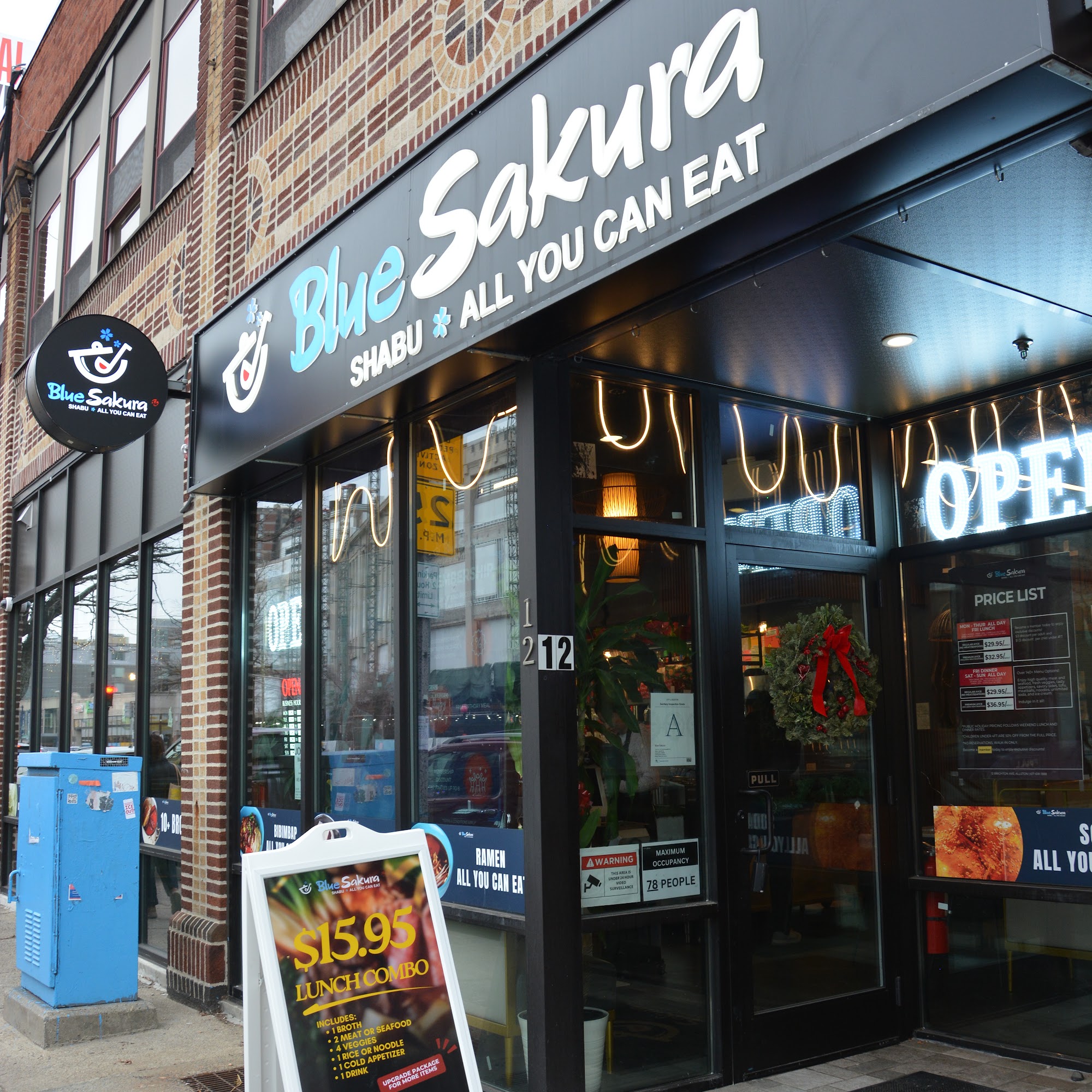 Blue Sakura Shabu All you can eat 12 Brighton Ave, Allston