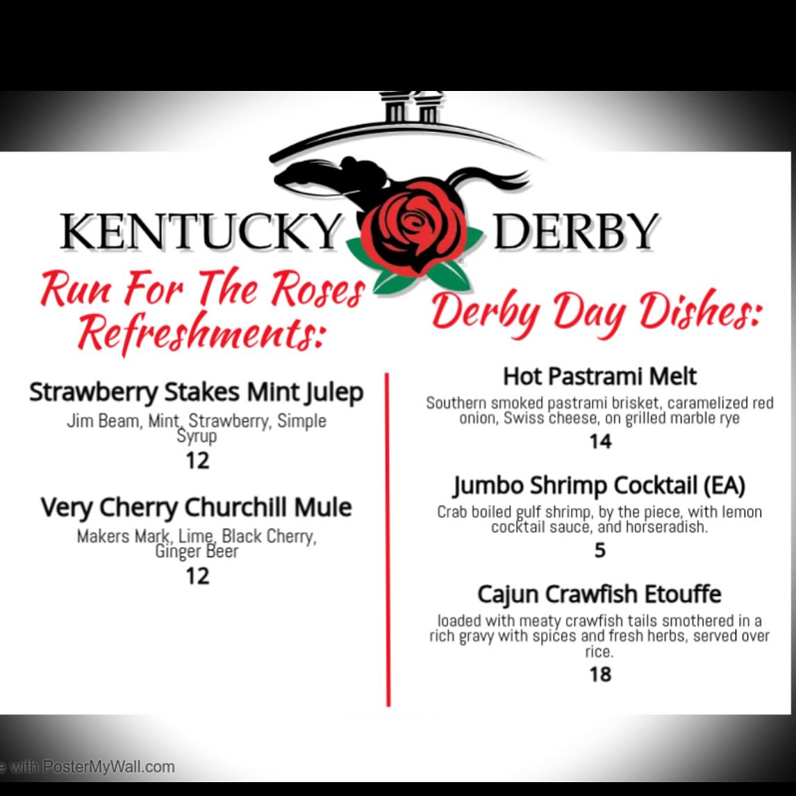 Amherst Public House Menu