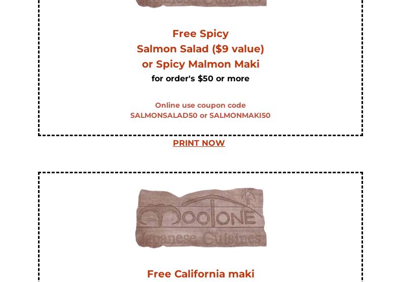 Mootone Fine Japanese Cuisine Menu