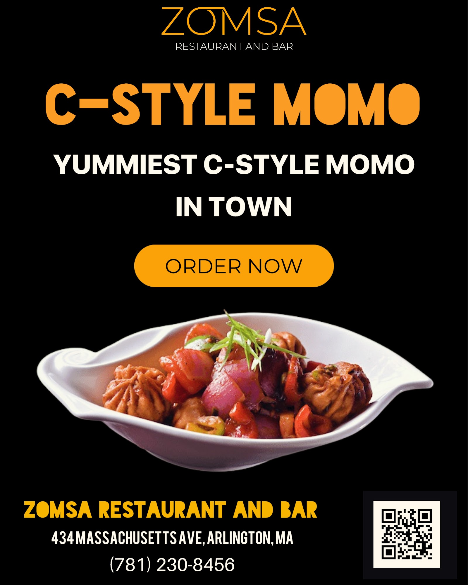 ZOMSA Restaurant and Bar Menu
