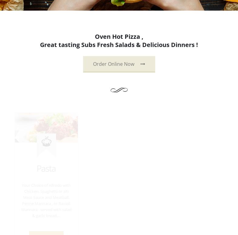 ZEDAS PIZZA & RESTAURANT Menu