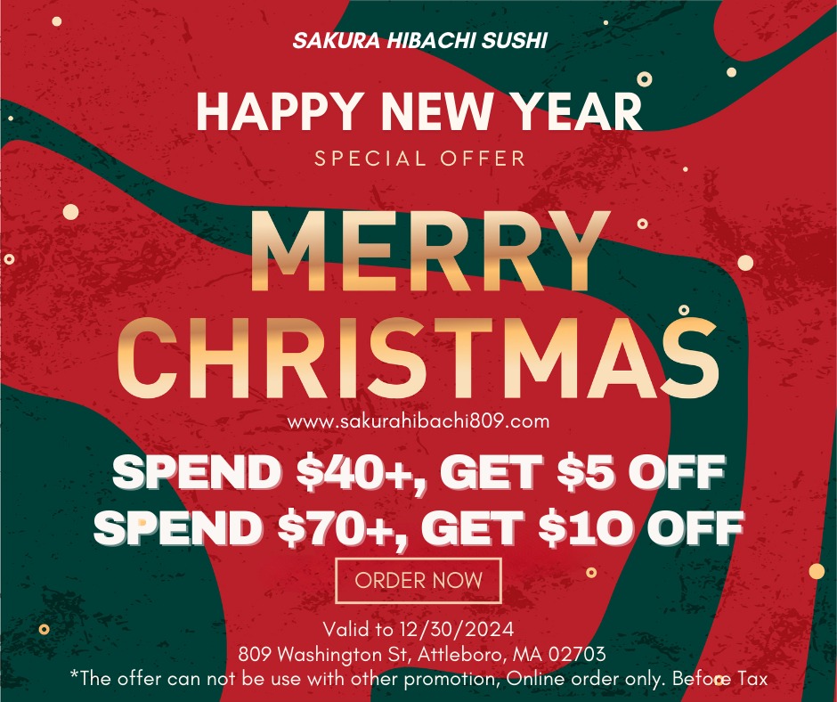 Sakura hibachi sushi Menu