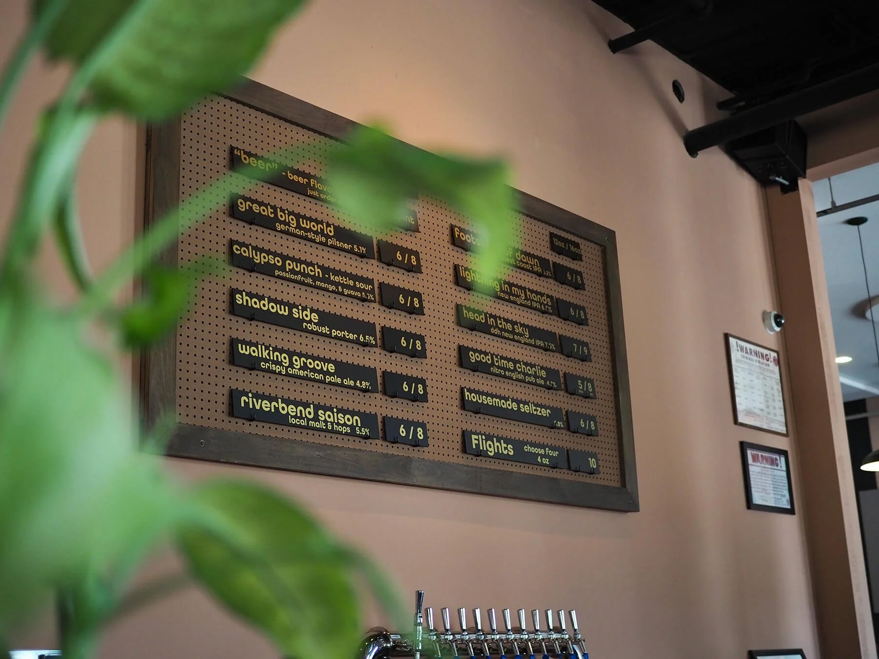 Incandescent Brewing Company Menu