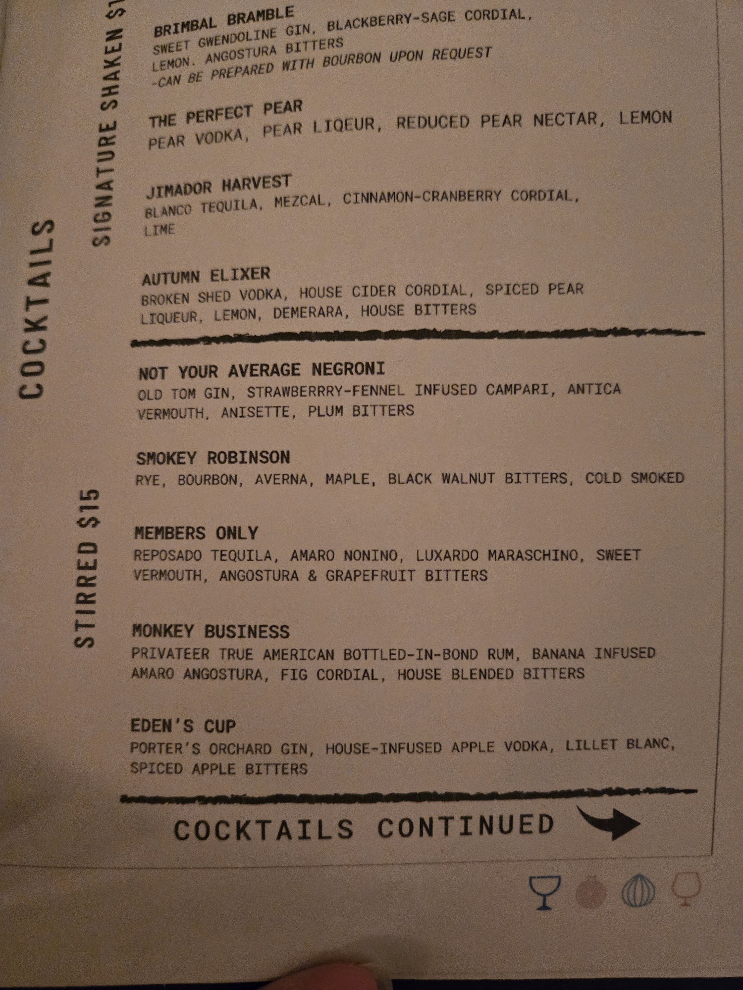 Rossetti Restaurant Beverly Menu