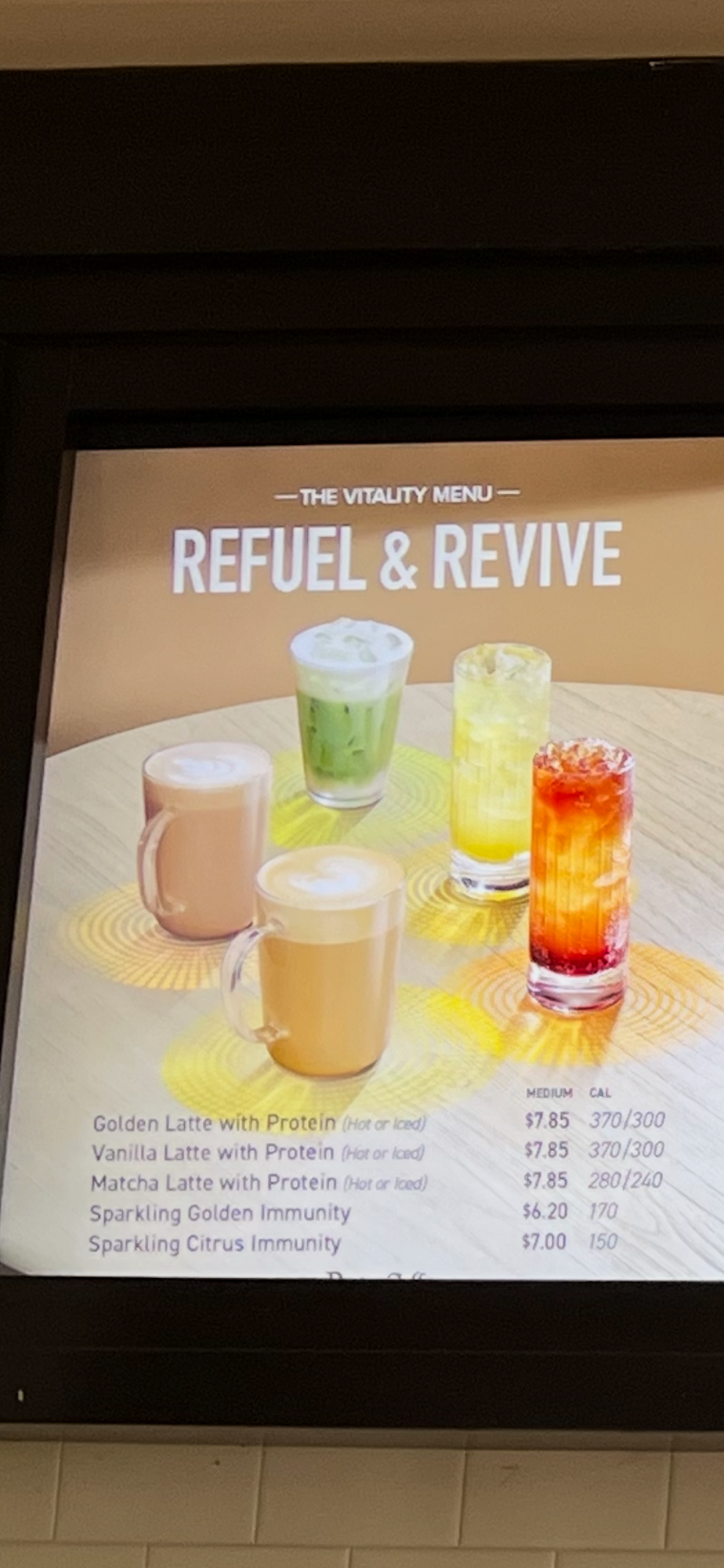 Peet's Coffee & Tea Menu