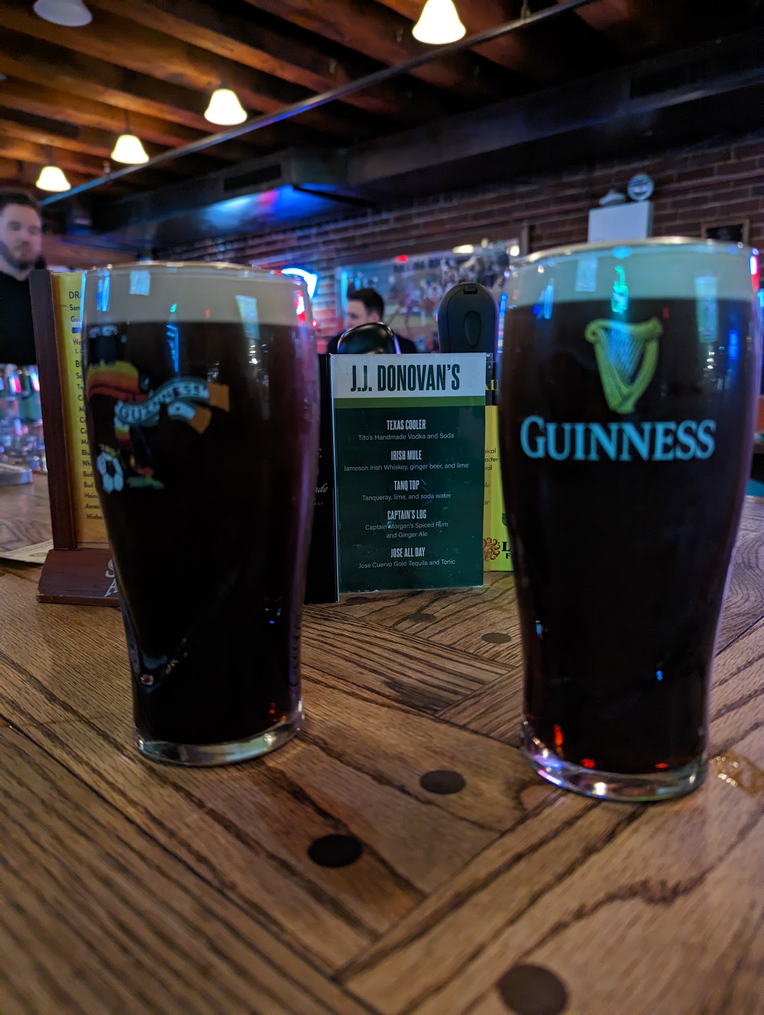 J.J. Donovan’s Tavern Menu