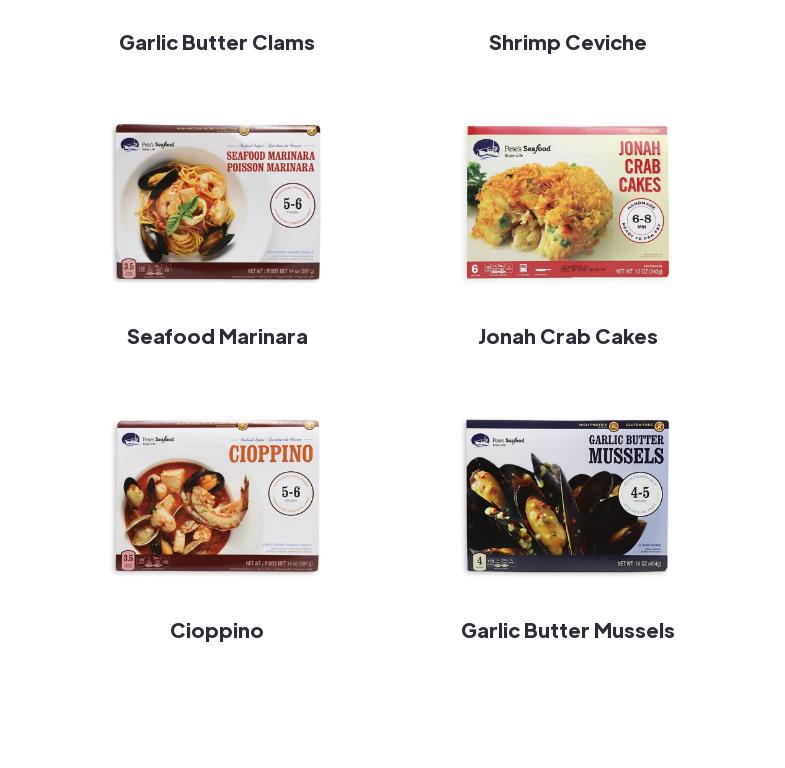 Pacific American Fish Co., INC. Menu