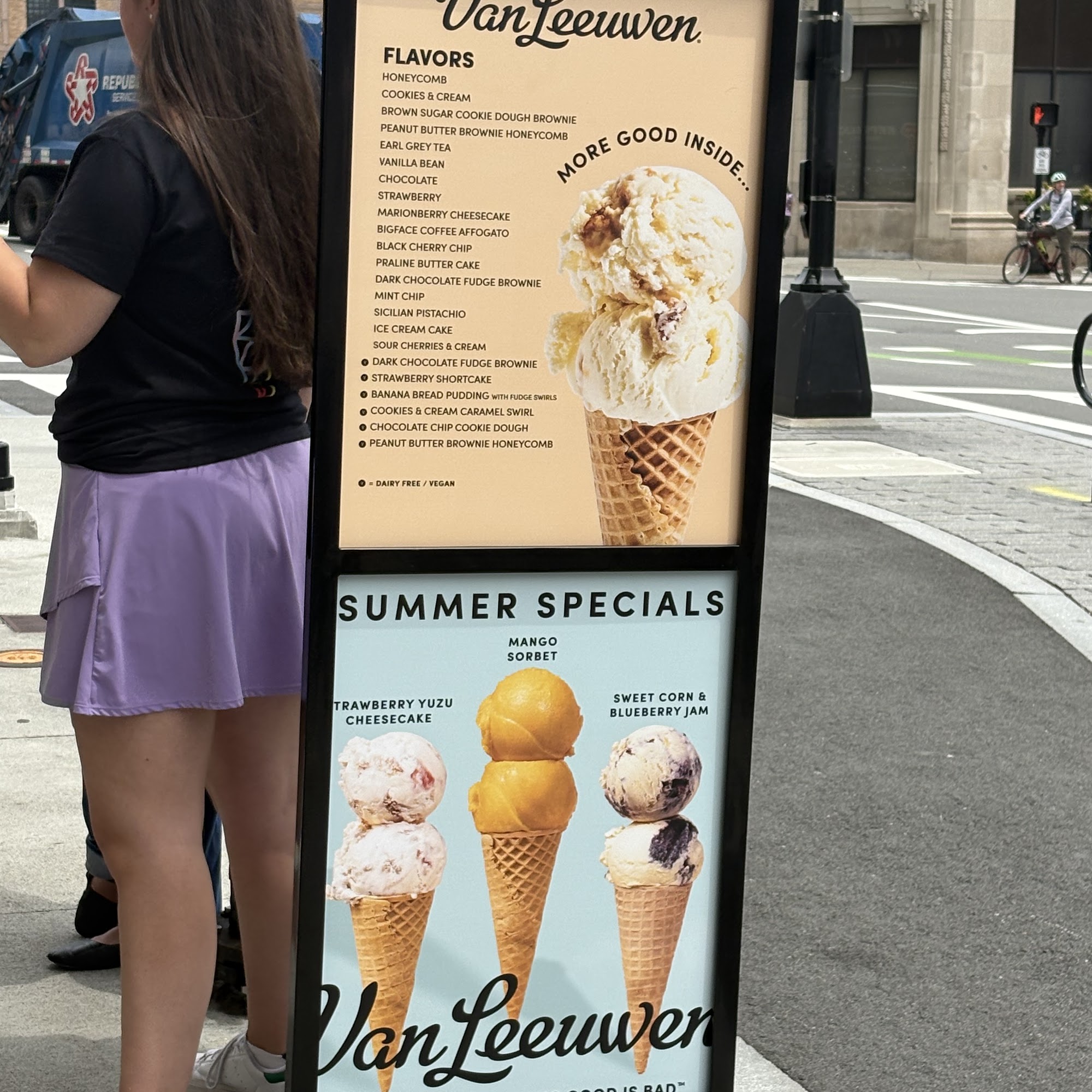 Van Leeuwen Ice Cream Menu