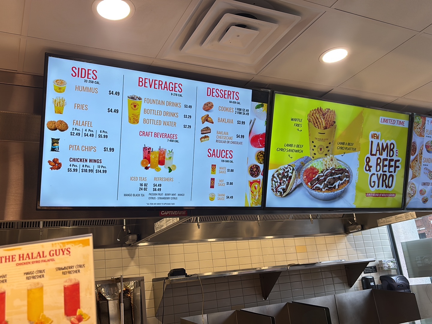 The Halal Guys Menu