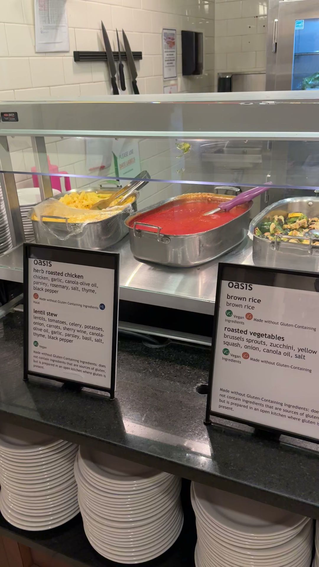 The Howard Dining Hall in Maseeh Hall Menu