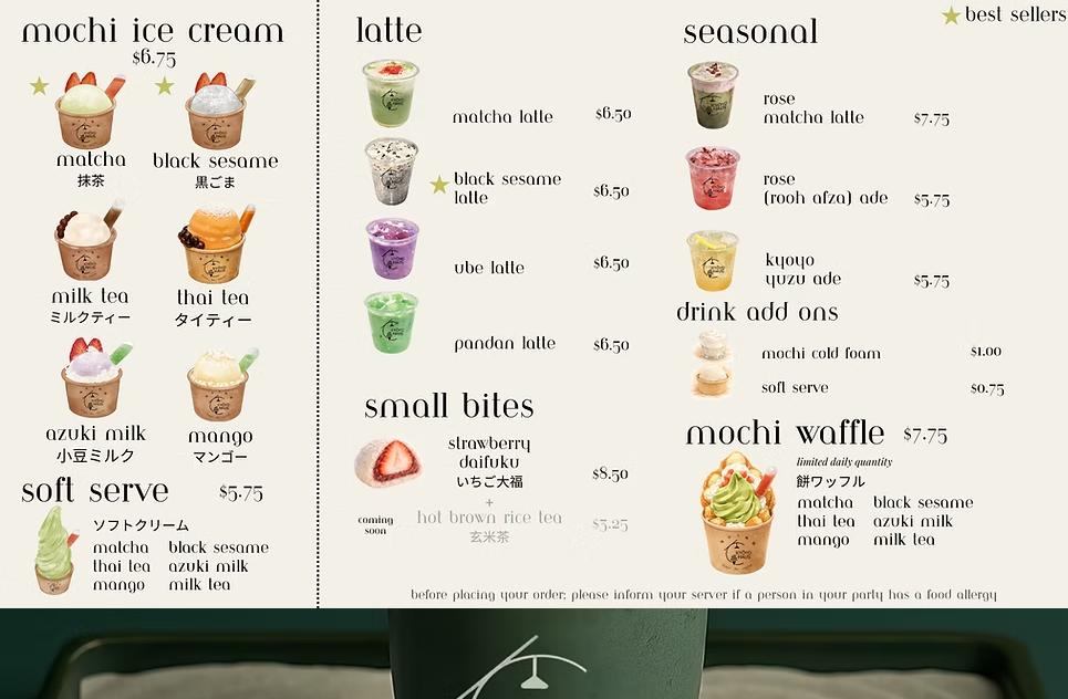 Kyoyo Haus Menu
