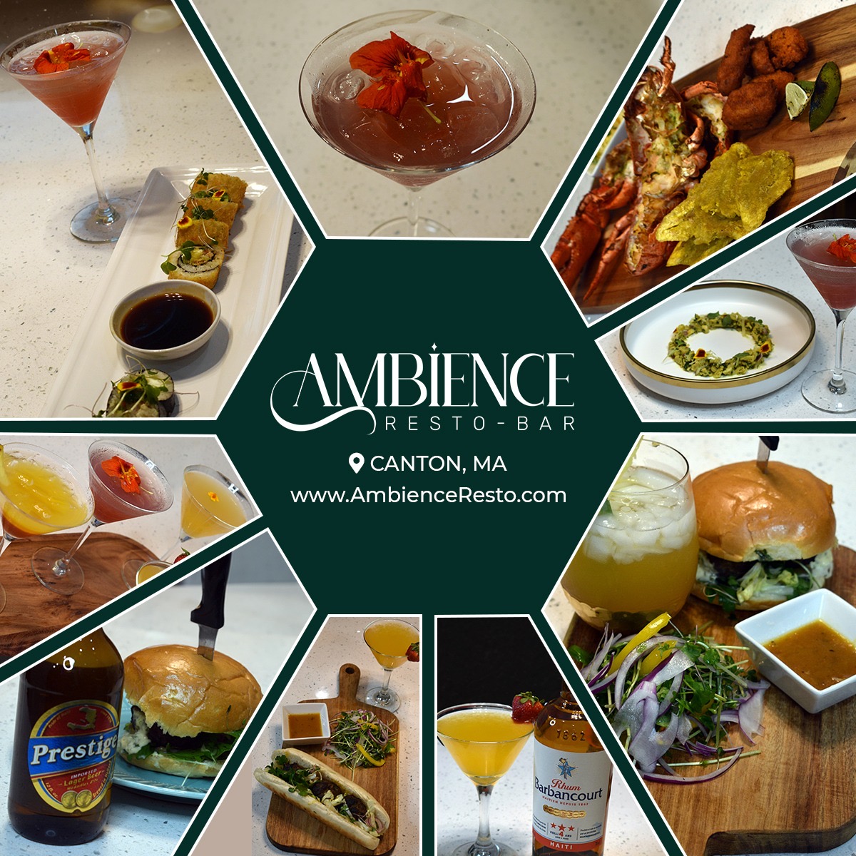 Ambiance Restaurant & Bar Menu