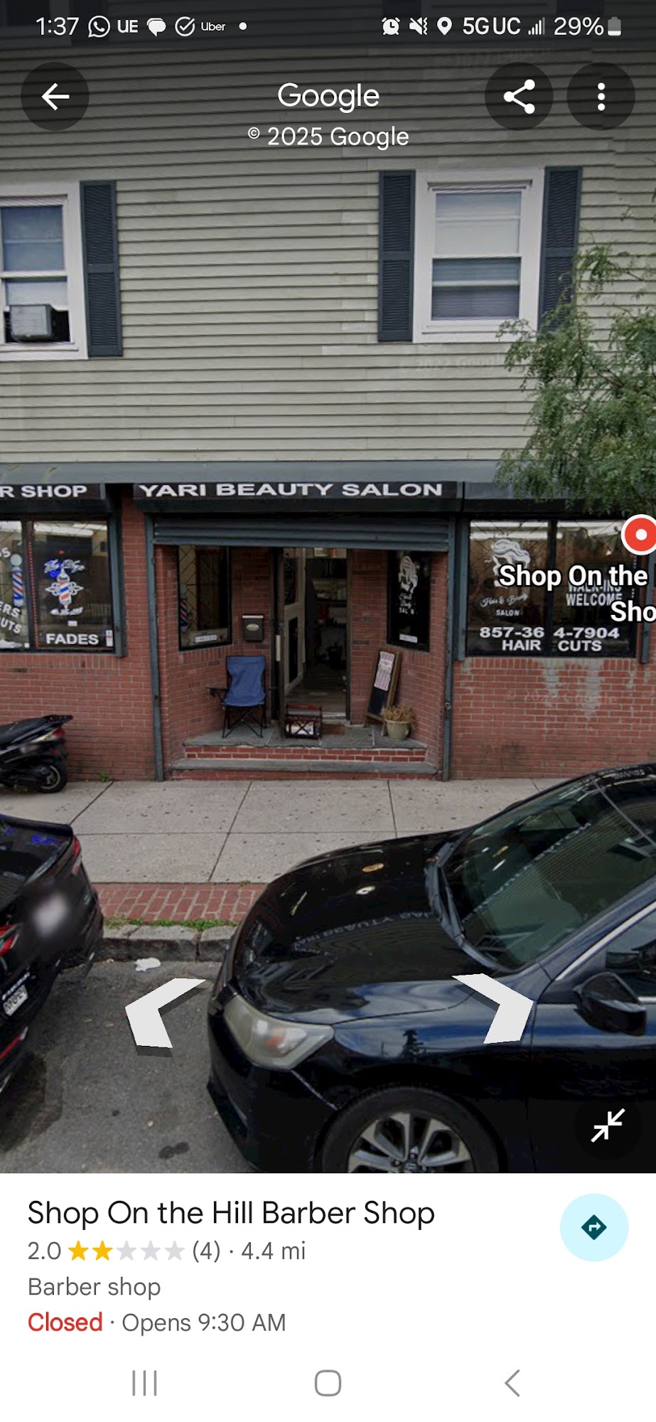 Shop On the Hill Barber Shop 180 Bunker Hill St, Charlestown Massachusetts 02129