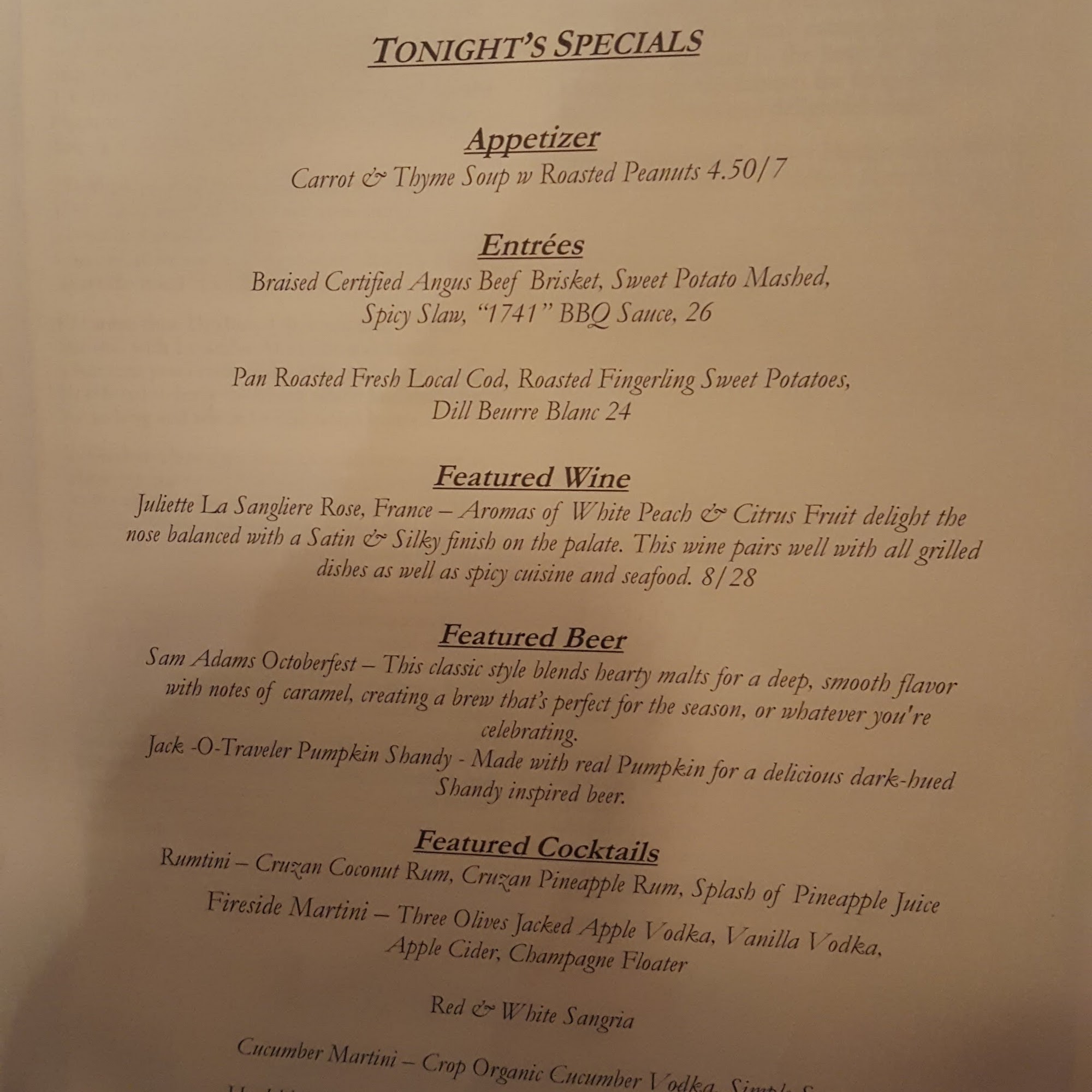 The Sun Tavern Duxbury