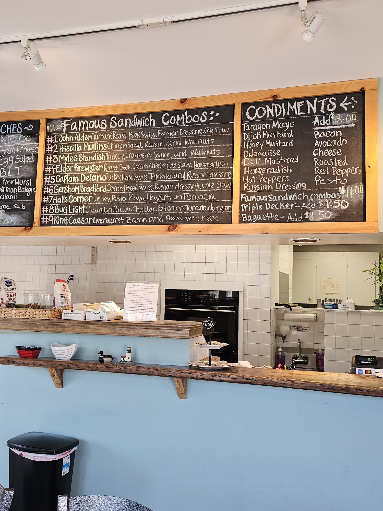 Duxbury Deli Menu