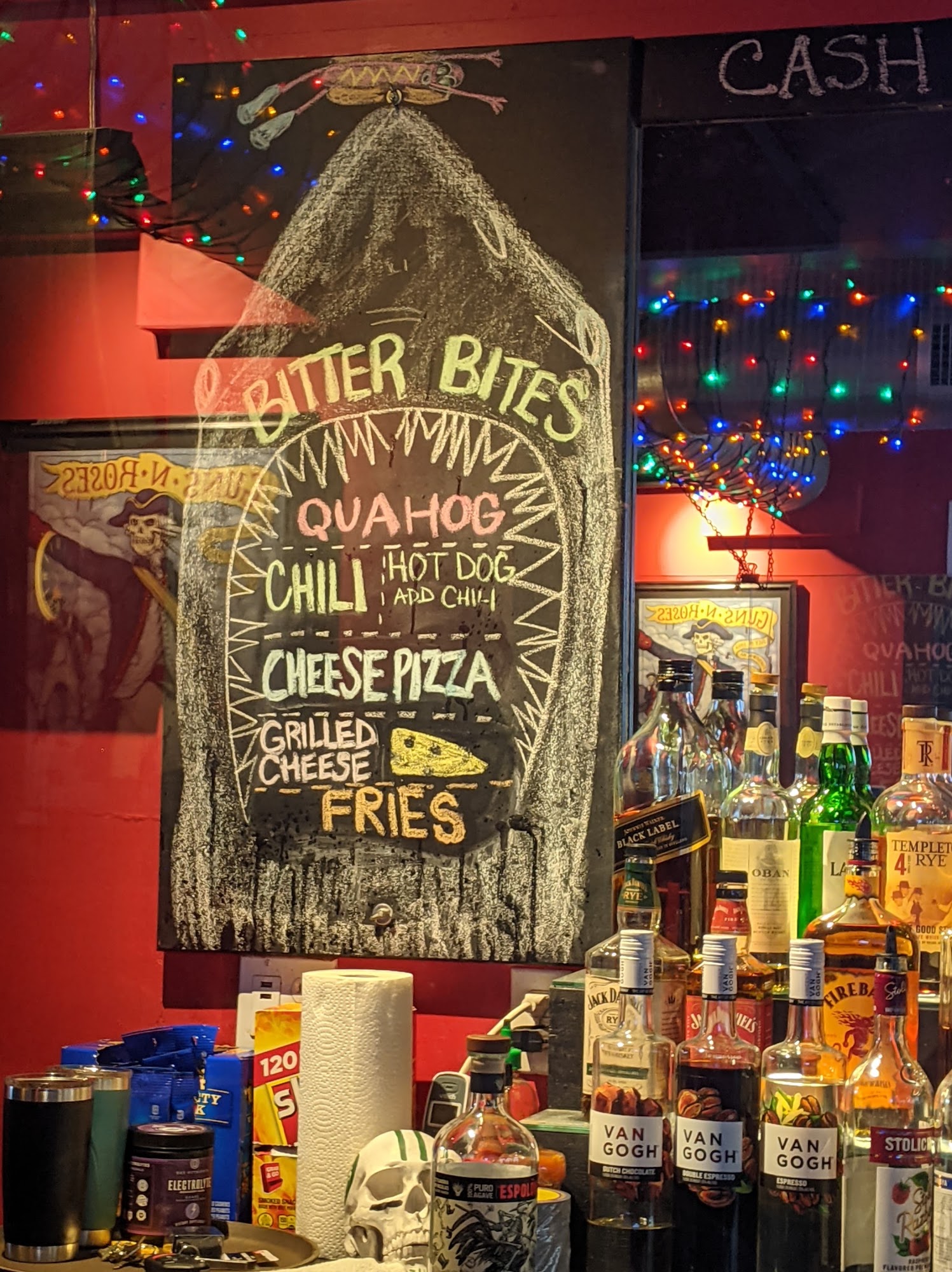 Bitter End Lounge Menu